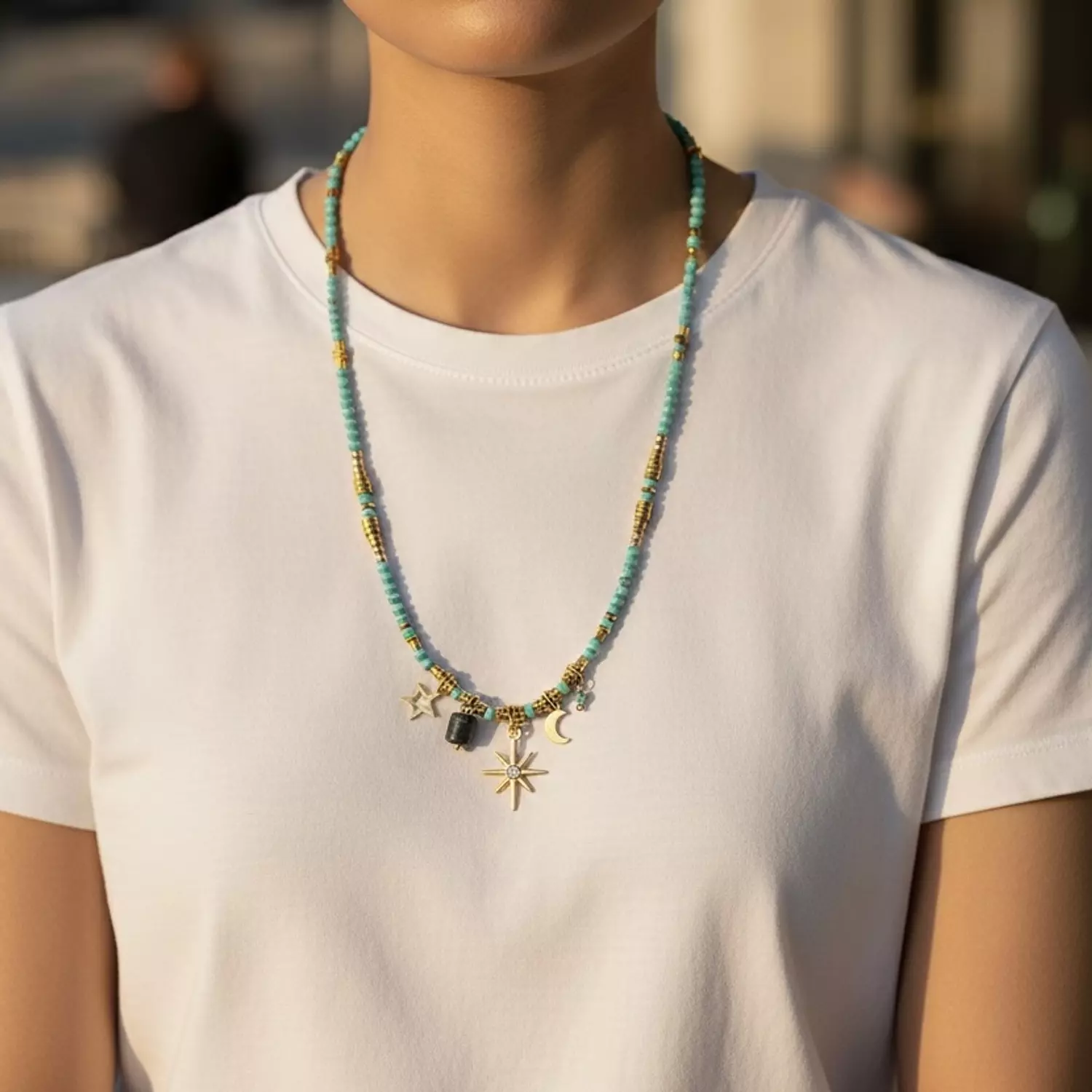 Turquoise Glow Necklace 2