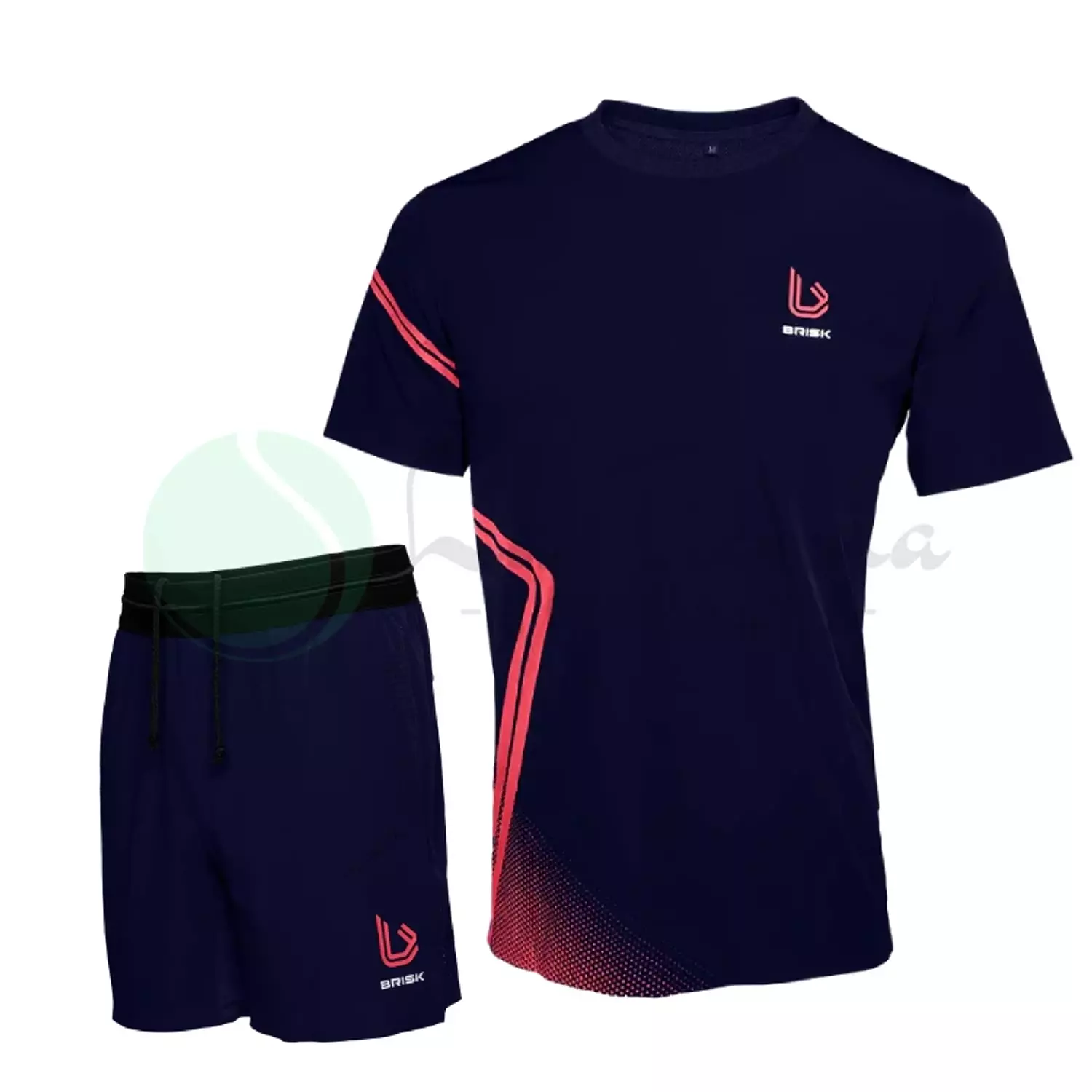 Brisk Navy Blue Outfit - Man (Shorts + T-Shirt) image