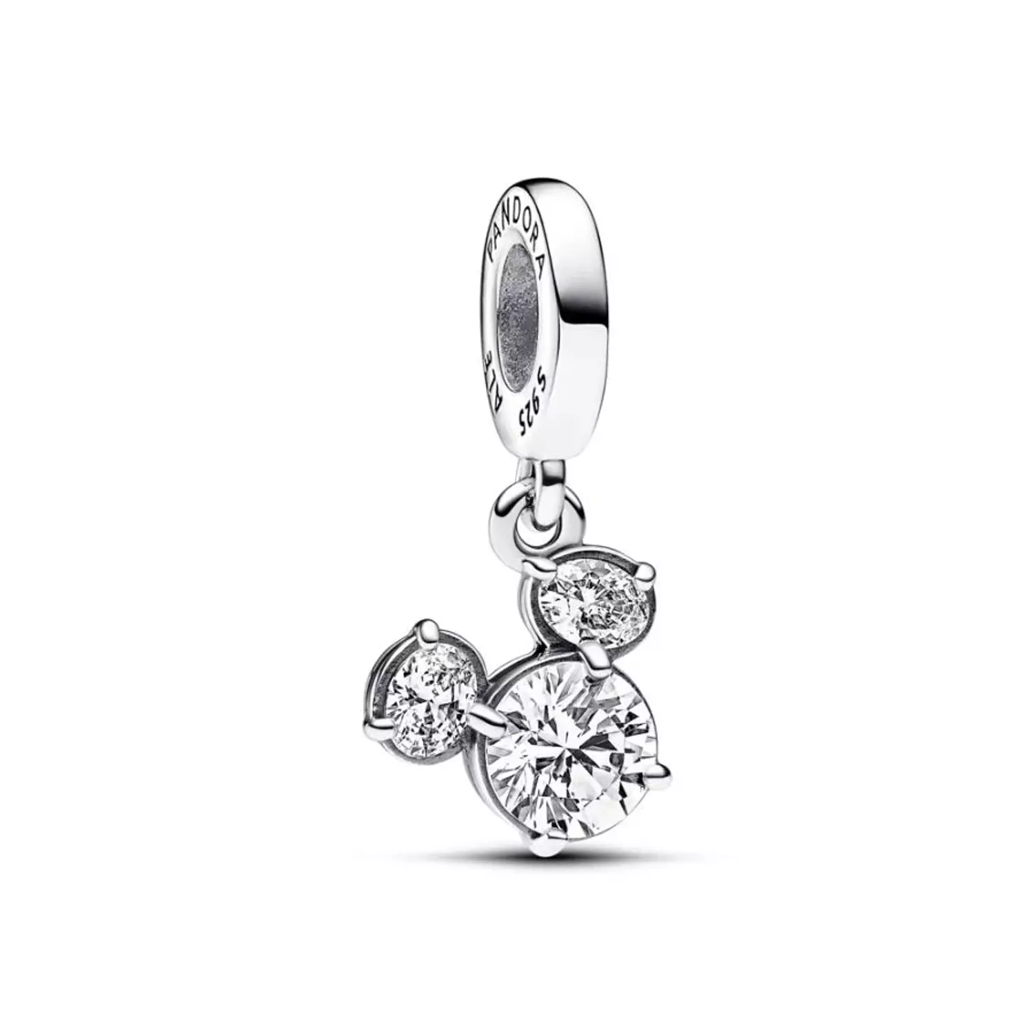 Disney Mickey Mouse Sparkling Head Silhouette Dangle Charm image