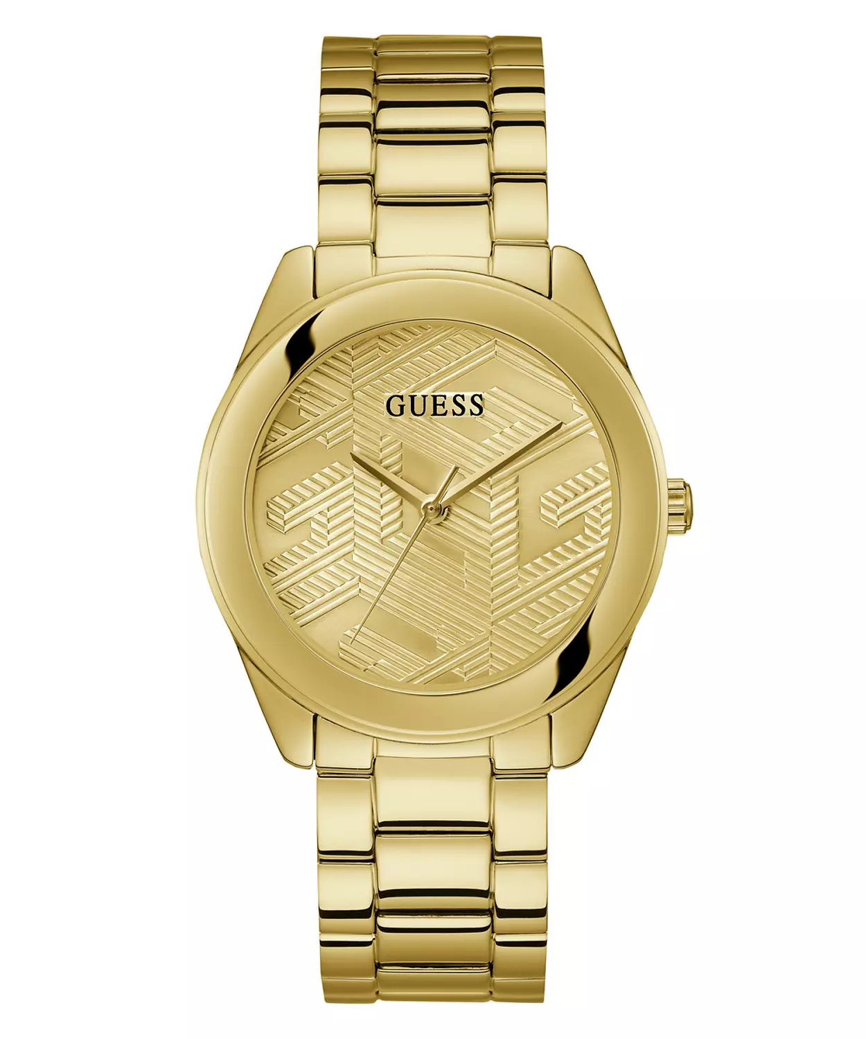 GUESS Watch GW0606L2 ANALOG WATCH For Women's Round Shape Gold Stainless Steel Bracelet