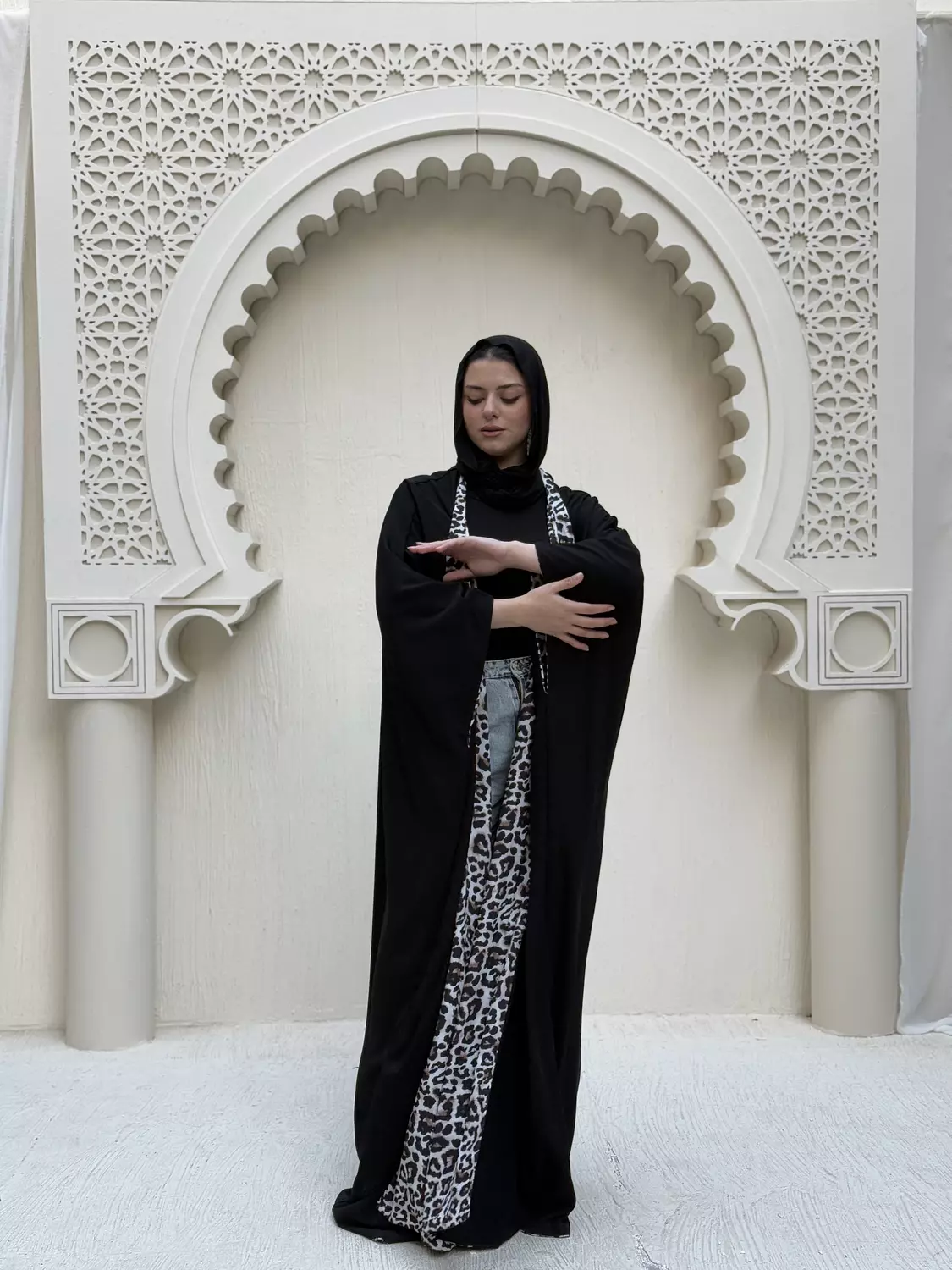 Double Face Leopard Kaftan 2