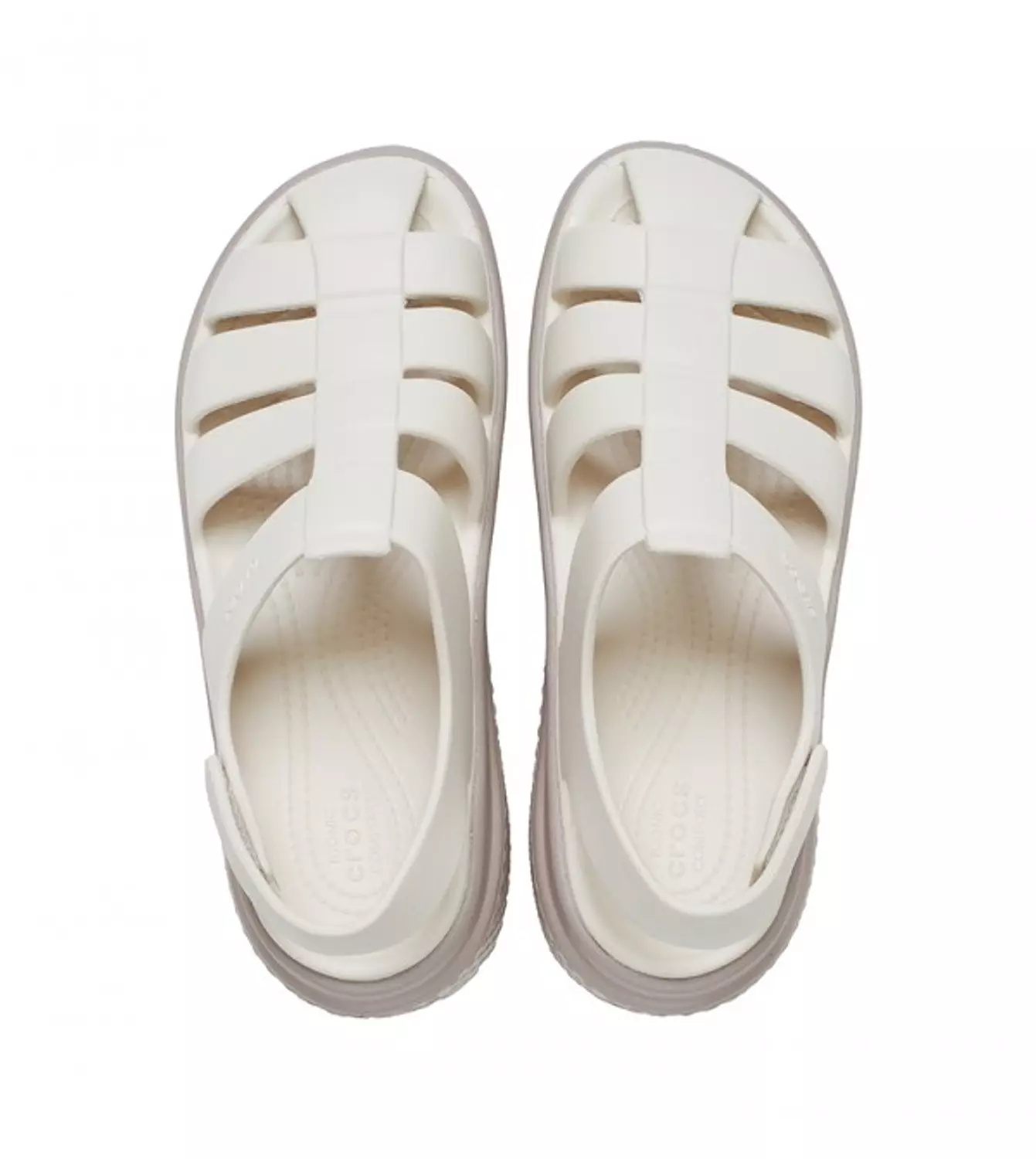 CROCS STOMP FISHERMAN SANDAL BEIGE 3