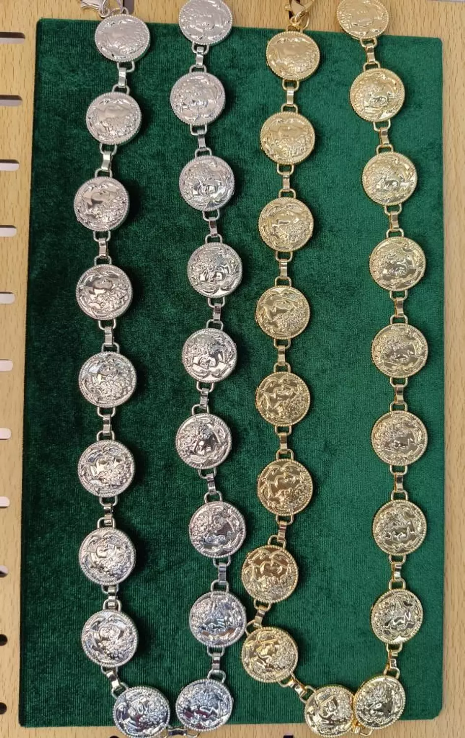 Coin metal belt  image