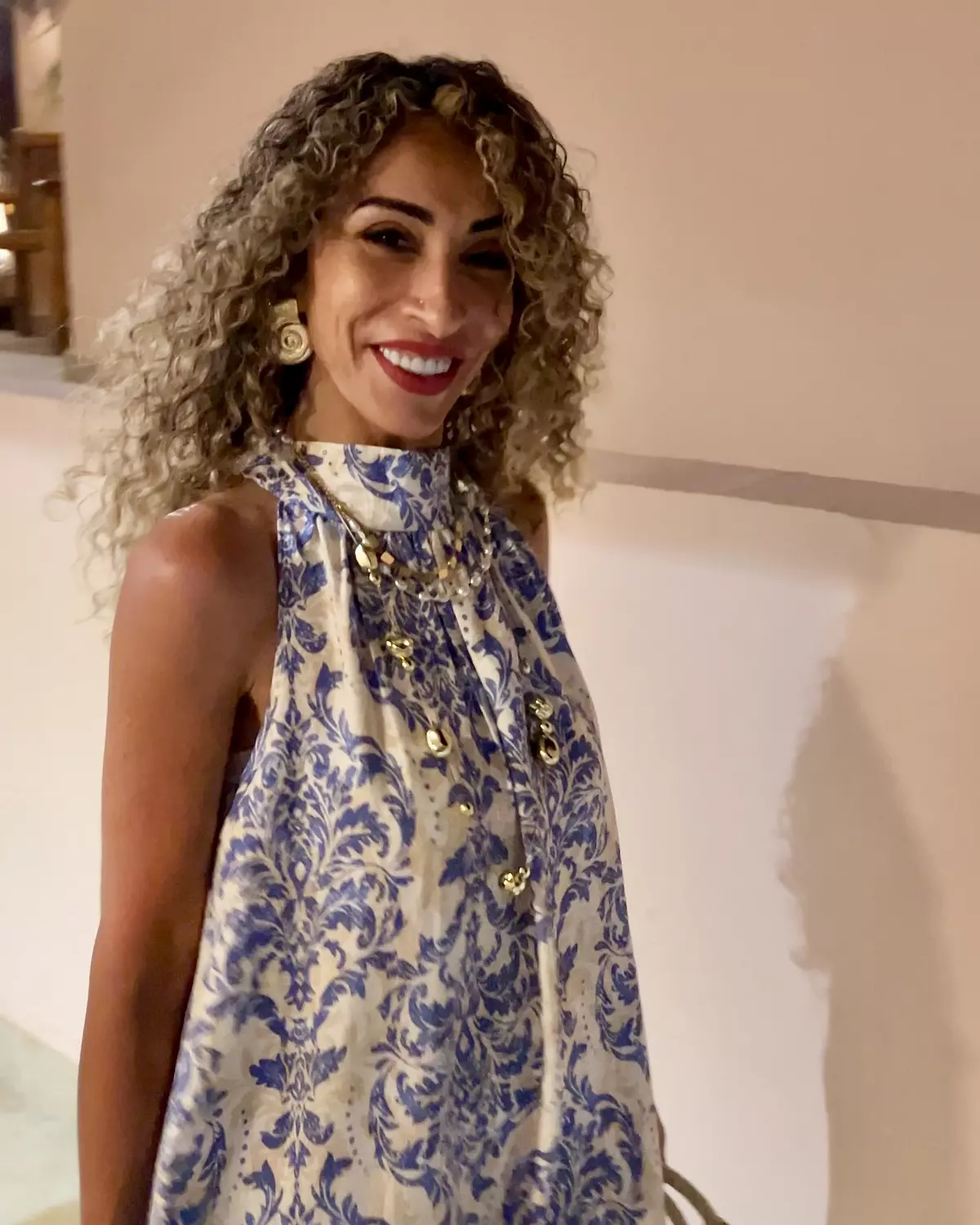 Floral Linen Dress (3197 / 1146-1) 6