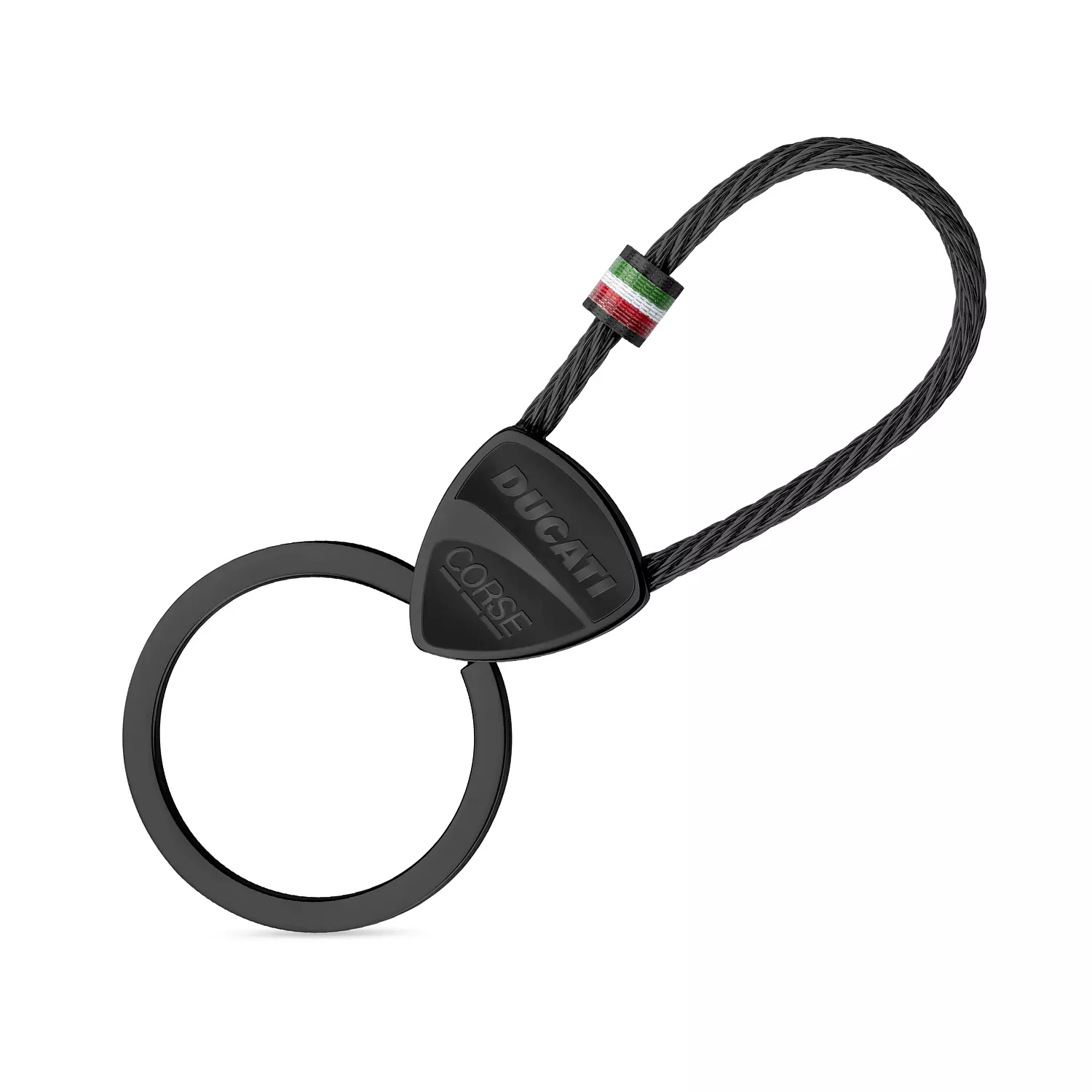 Ducati - DTAGK2137503 - SCUDETTO IP BLACK KEYRING 1