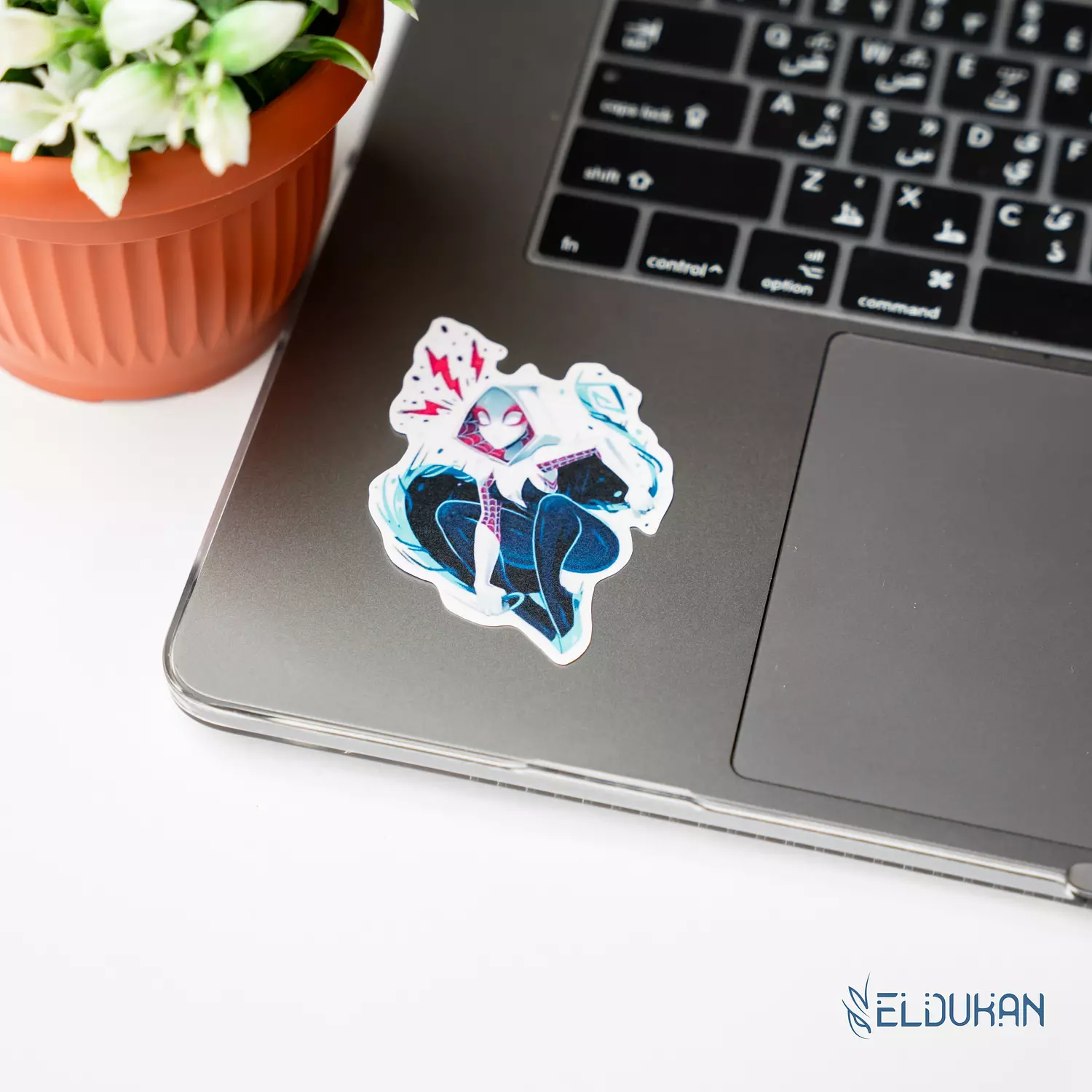 Spider gwin V2 sticker image
