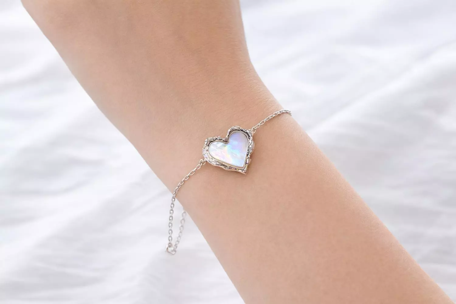 Silver Bracelet Heart image