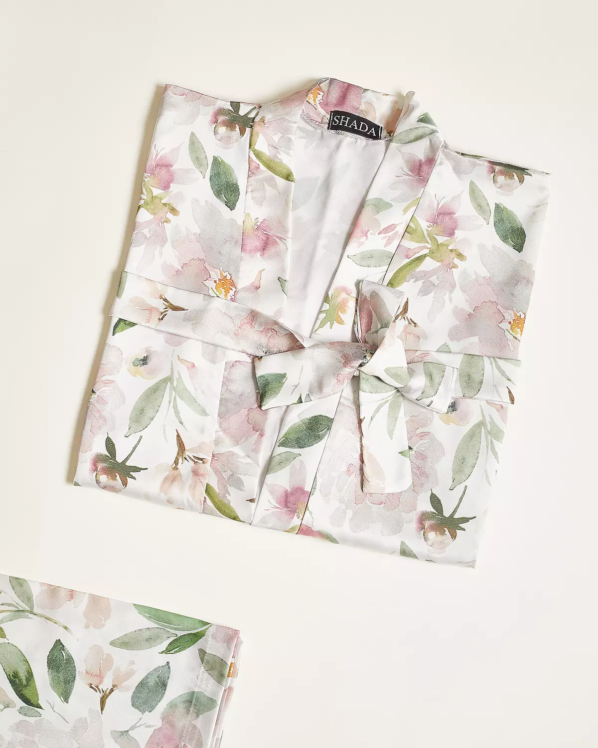 Floral Robe and Pants Set  2