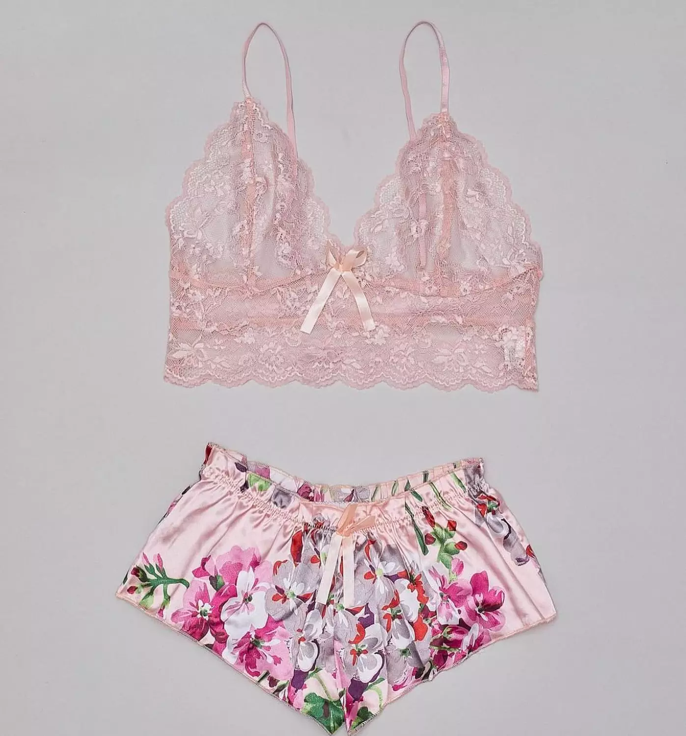 Floral PJ Shorts Set image