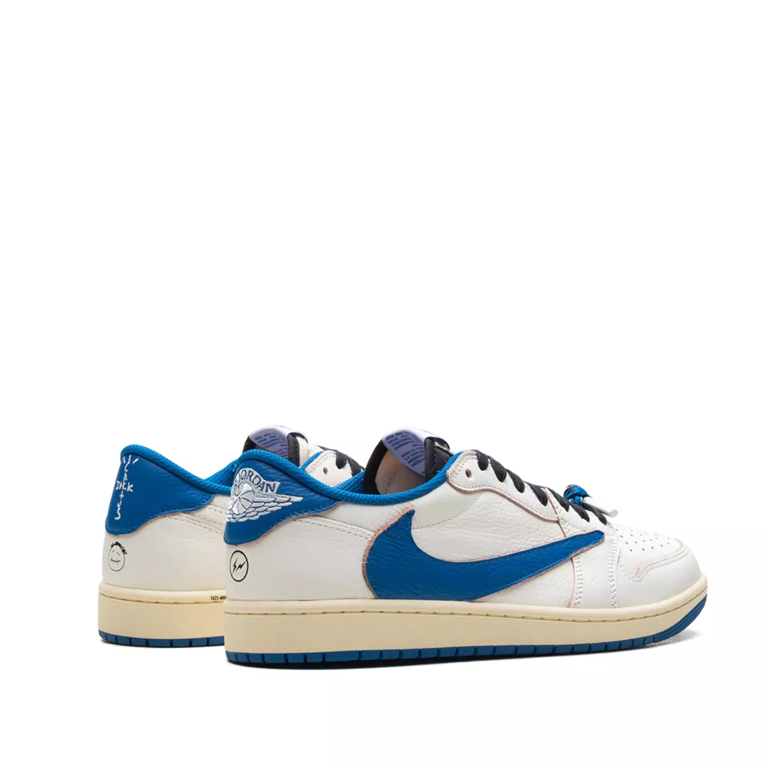 Nike Air Jordan 1 Low OG SP Travis Scott x Fragment in a white 3