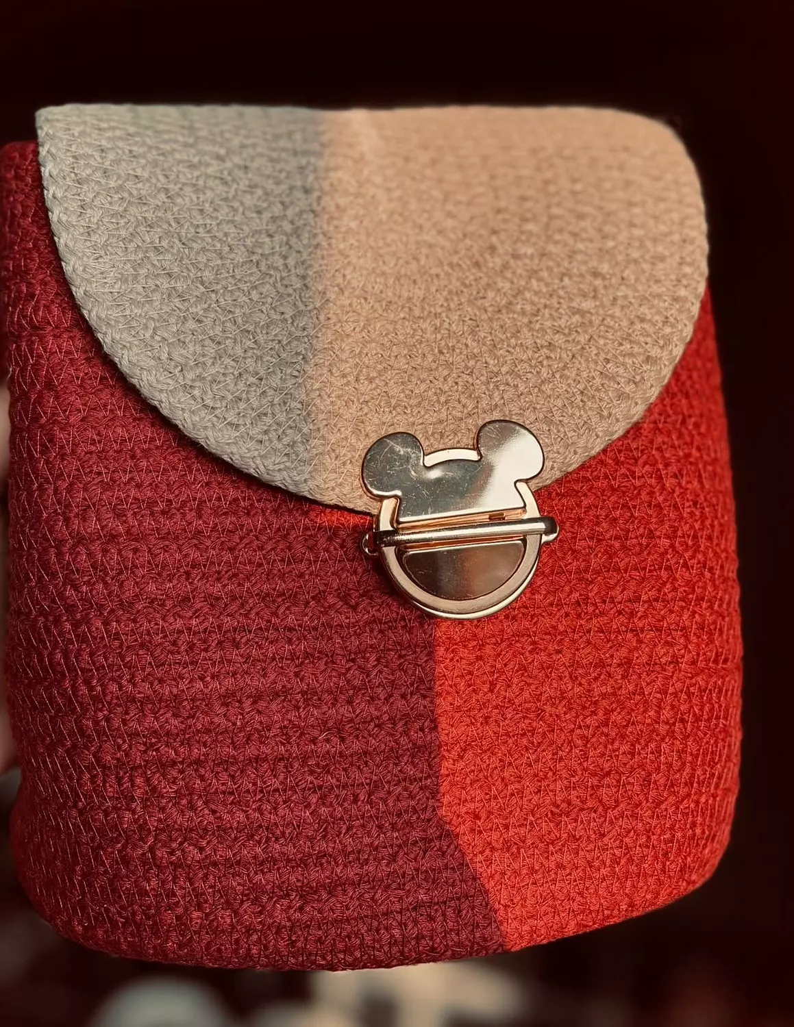 Mickey Mouse Bag ( Maroon Set ) 1