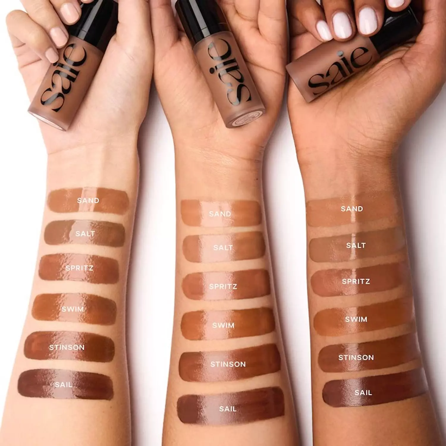 Saie  Dew Bronze Soft-Focus Sculpting Liquid Bronzer 2