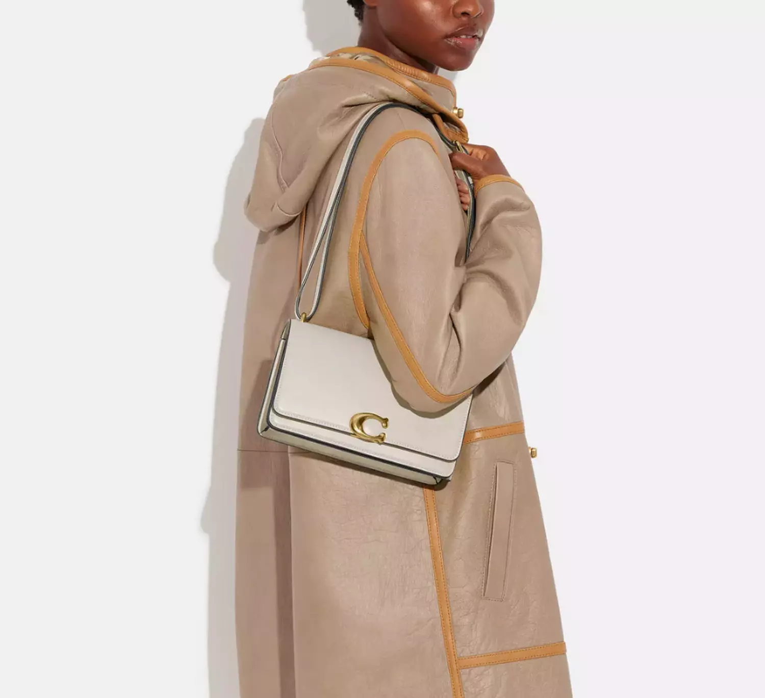 Coach Bandit Shoulder Bag in white 2