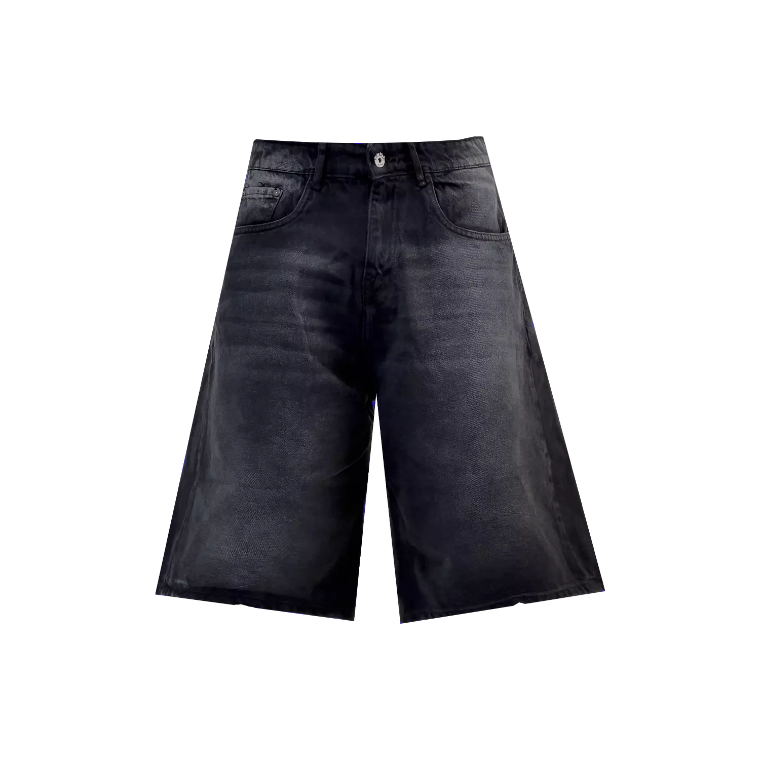 Baggy denim Bermuda jorts 4