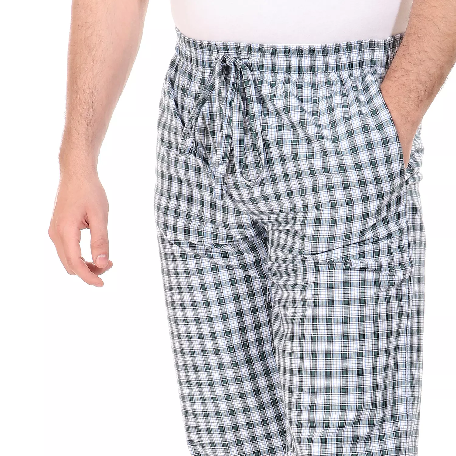 Shorto Pajama Pants - White * Green - 4042 3