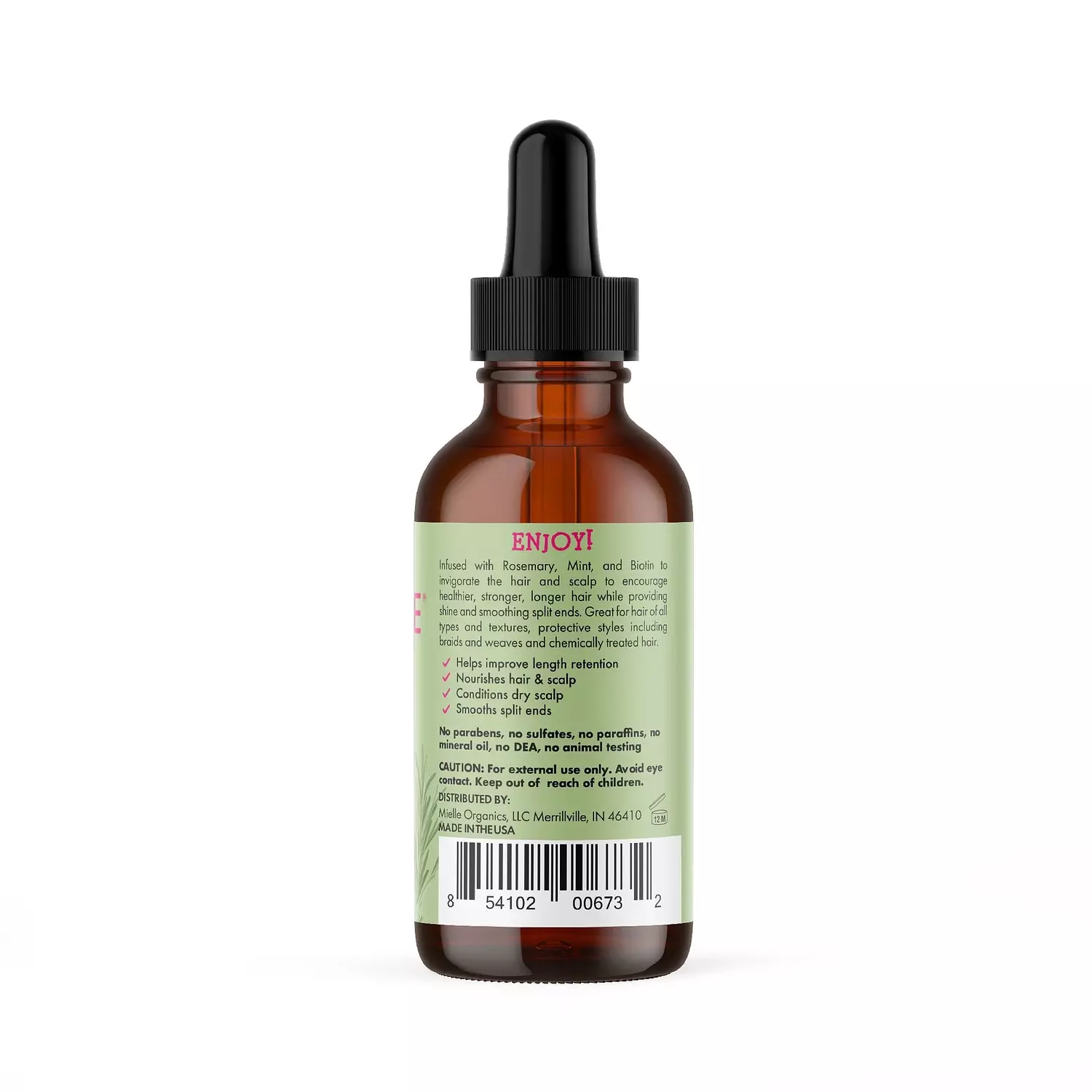 MIELLE Rosemary Mint Scalp & Hair Strengthening Oil hover image