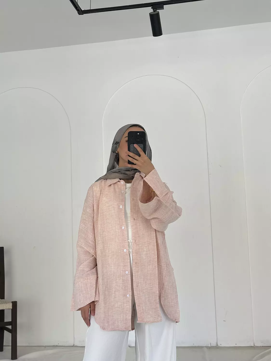 Open Sleeve Oversized Shirt 2