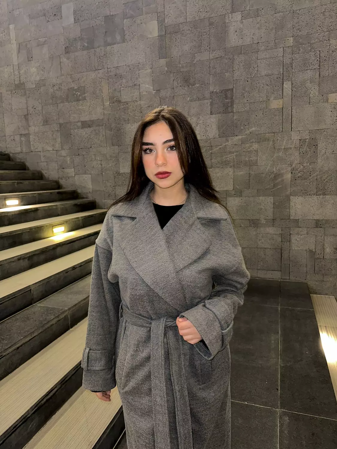 Long Wool Coat 1