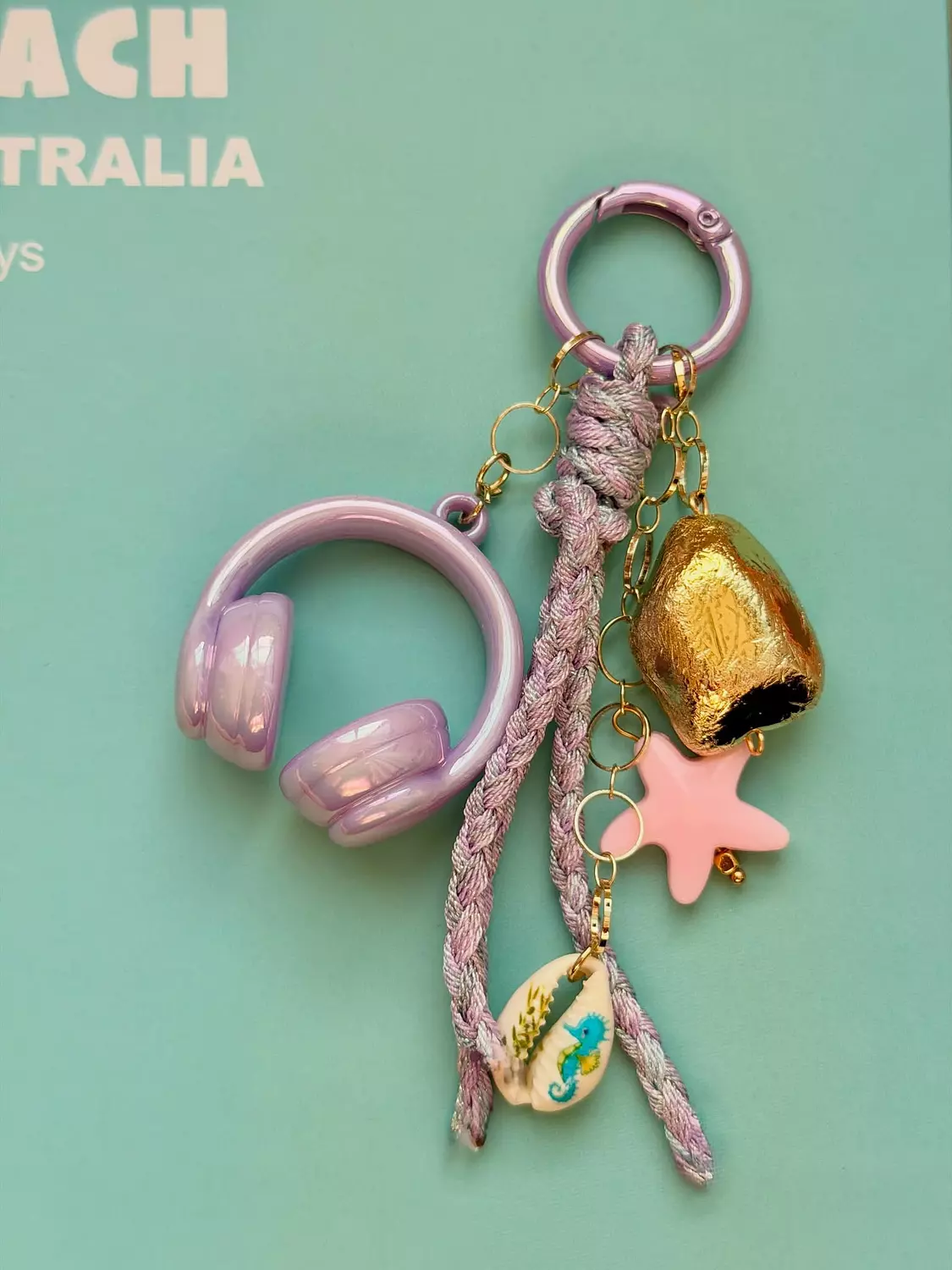 Lilac Bag Charm 2
