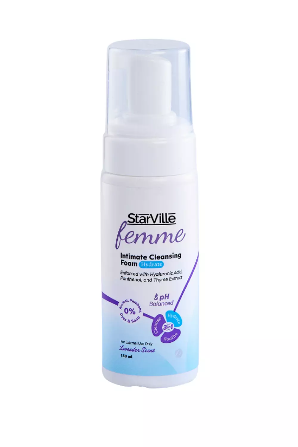 Starville Femme Intimate Cleansing Foam Hydrate-150 ml image