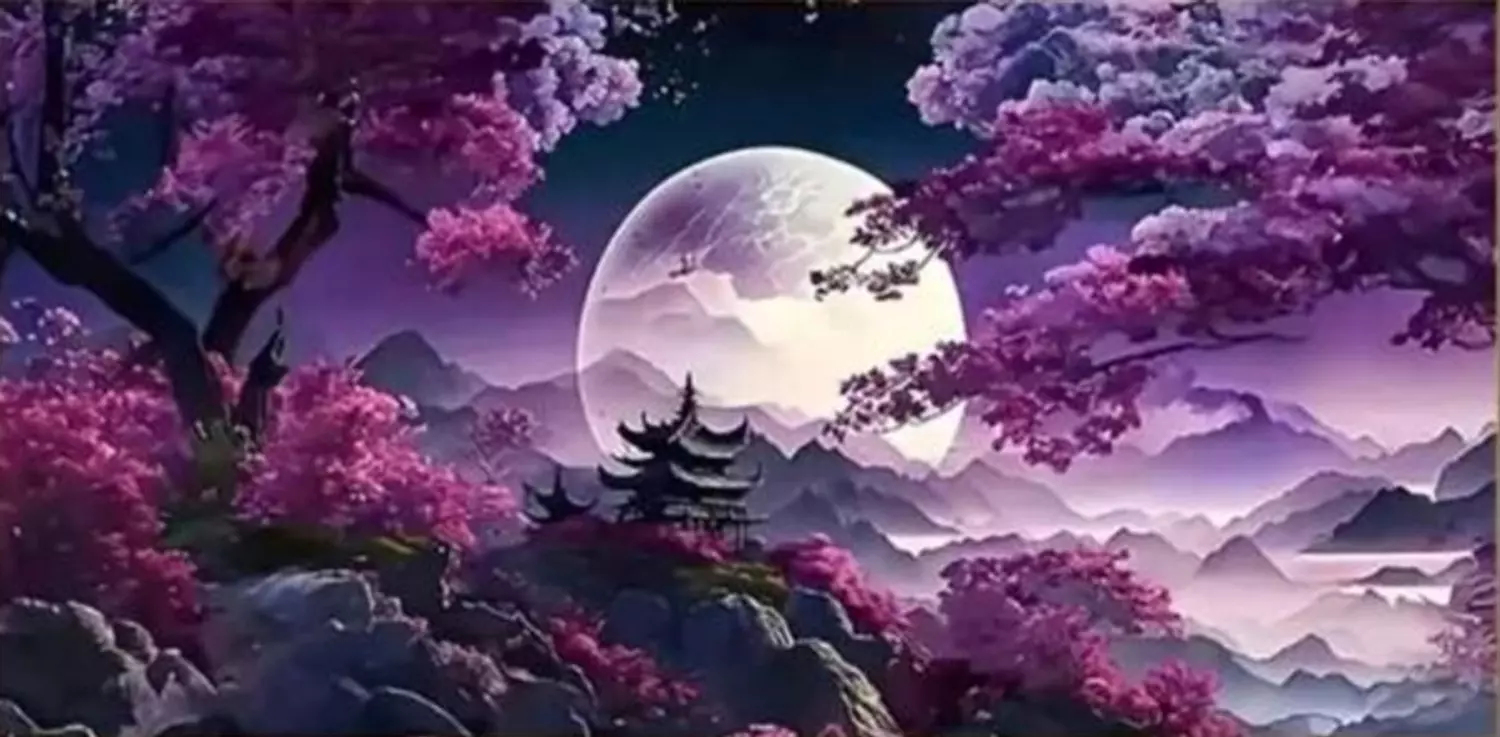 Diamond Painting- Cherry Blossom image