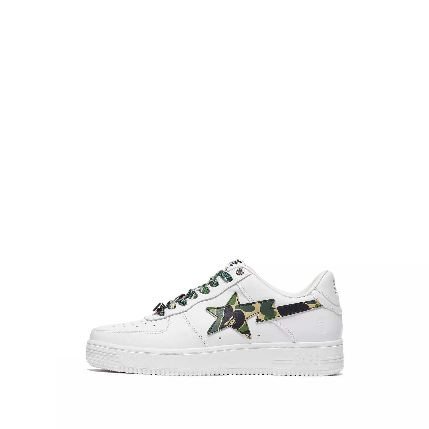 A Bathing Ape Bape Sta Low 'White ABC Camo Green' sneaker, 2