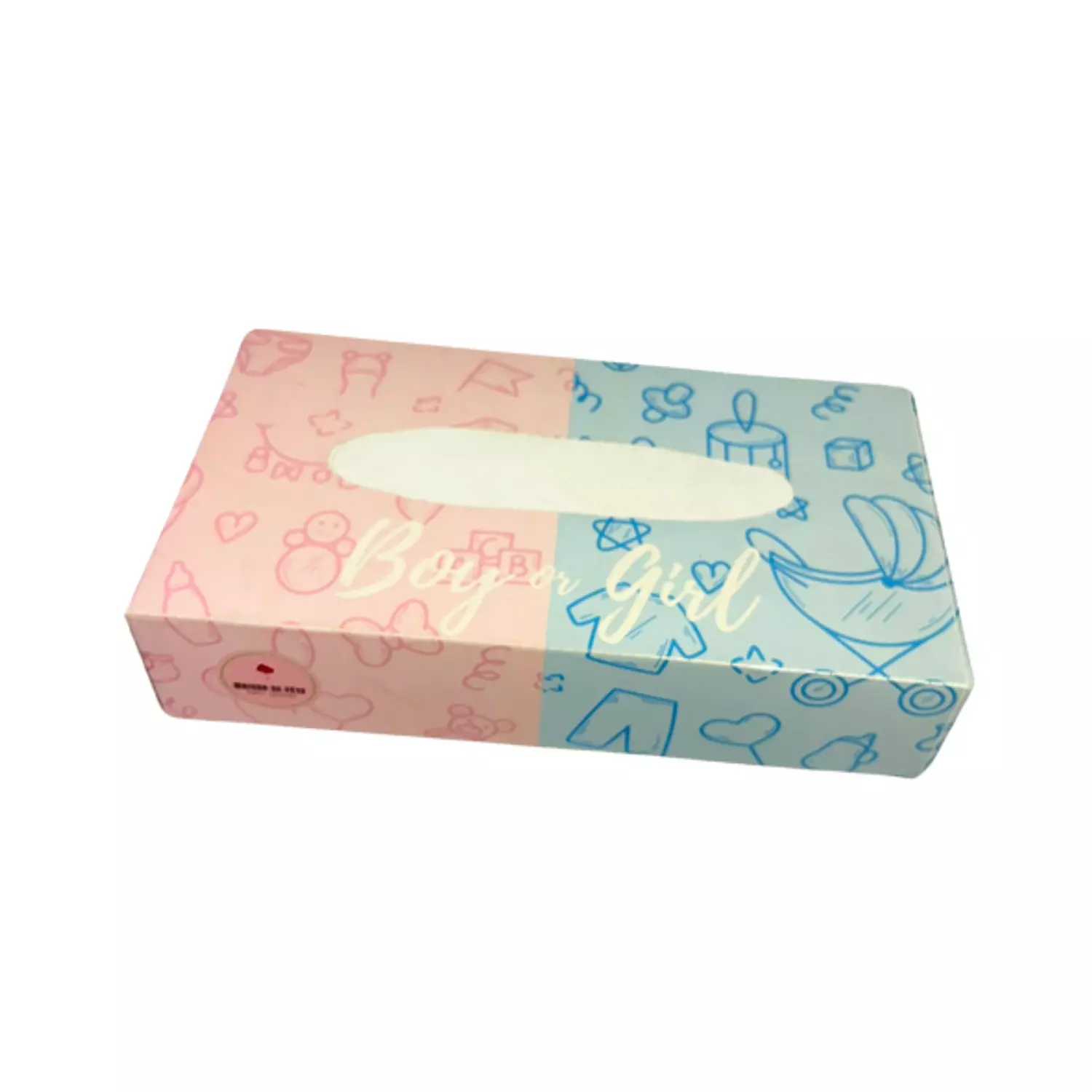Gender Reveal Tissue Box