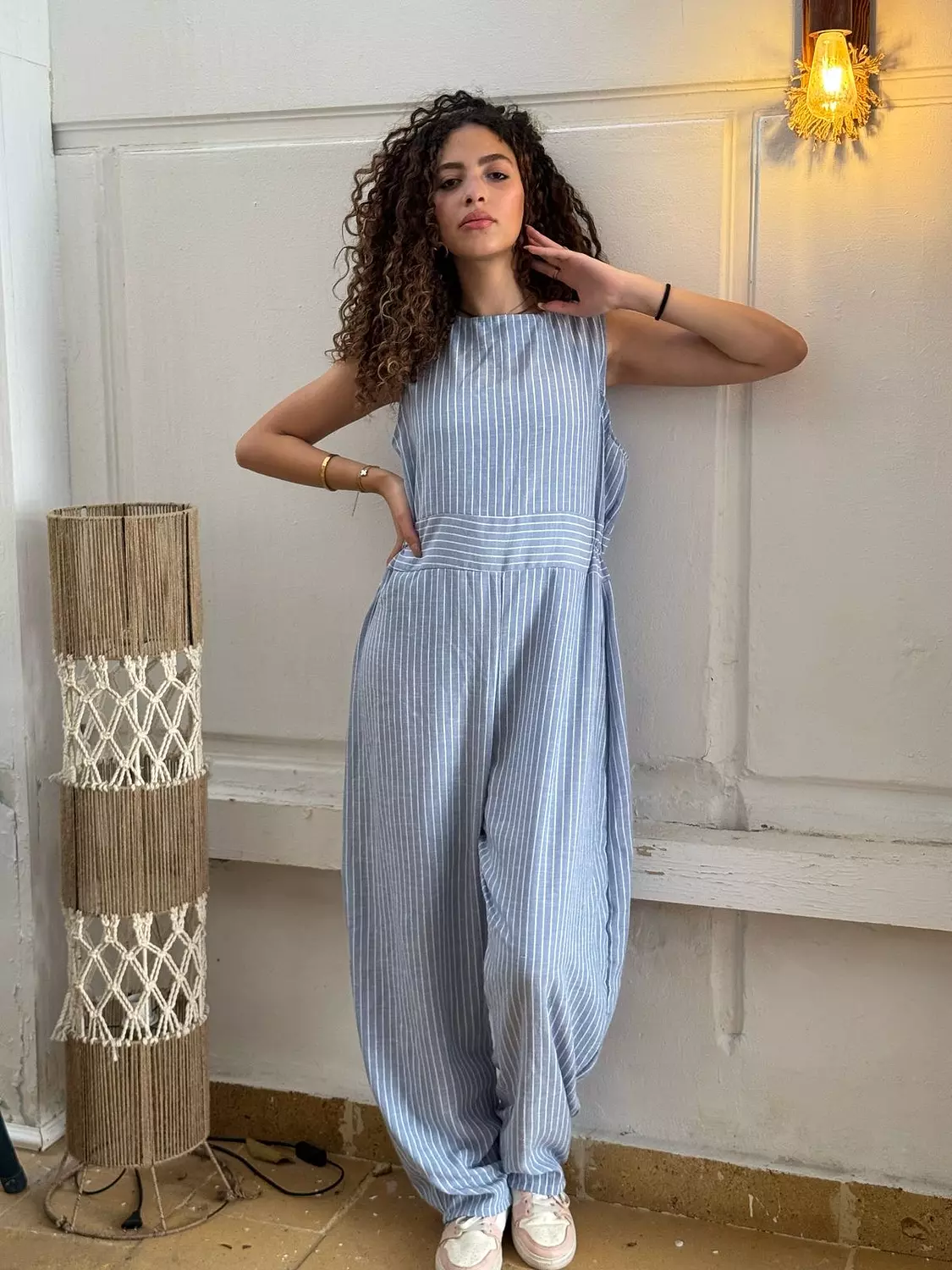 Striped Jumpsuit  2