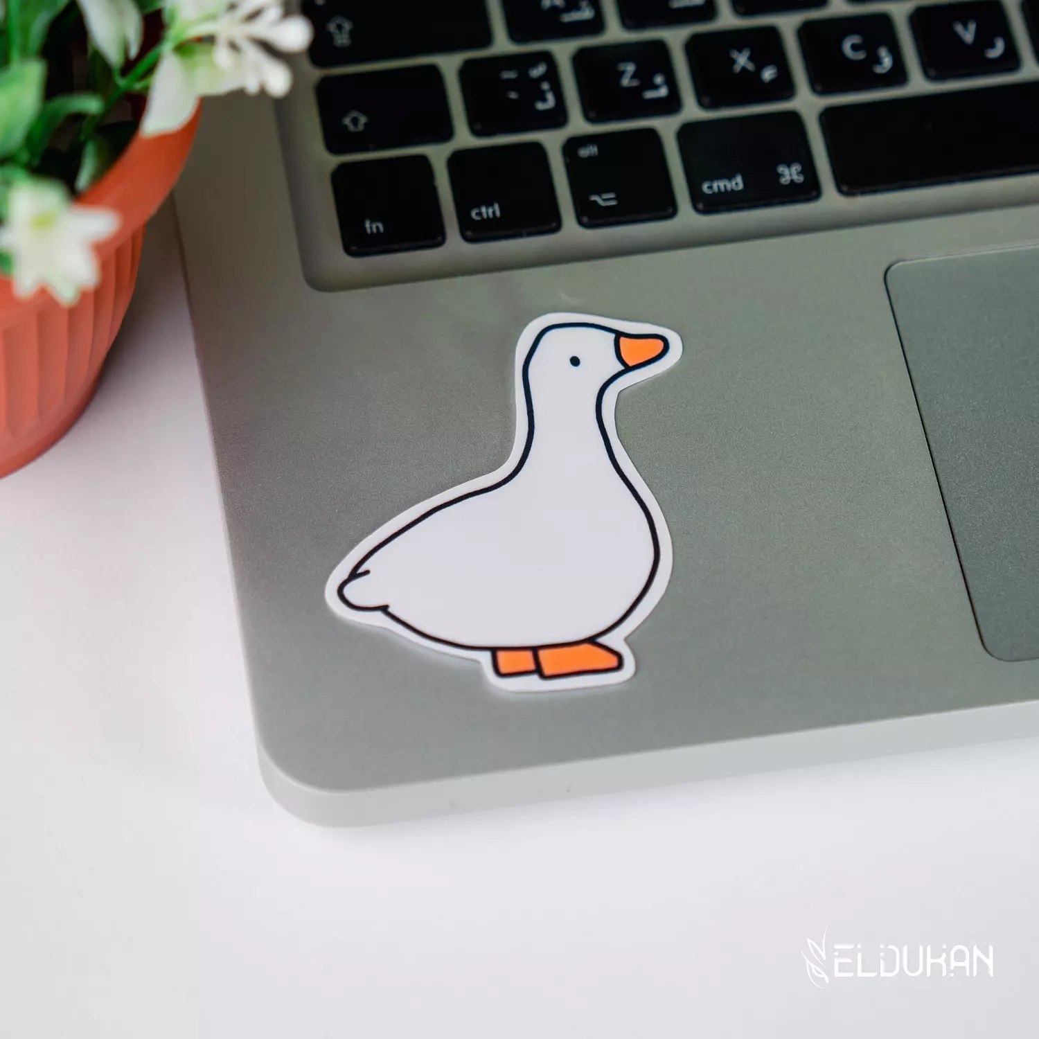 Just A Duck Sticker image