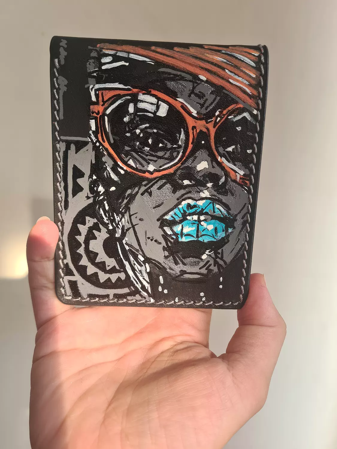 African face wallet  image