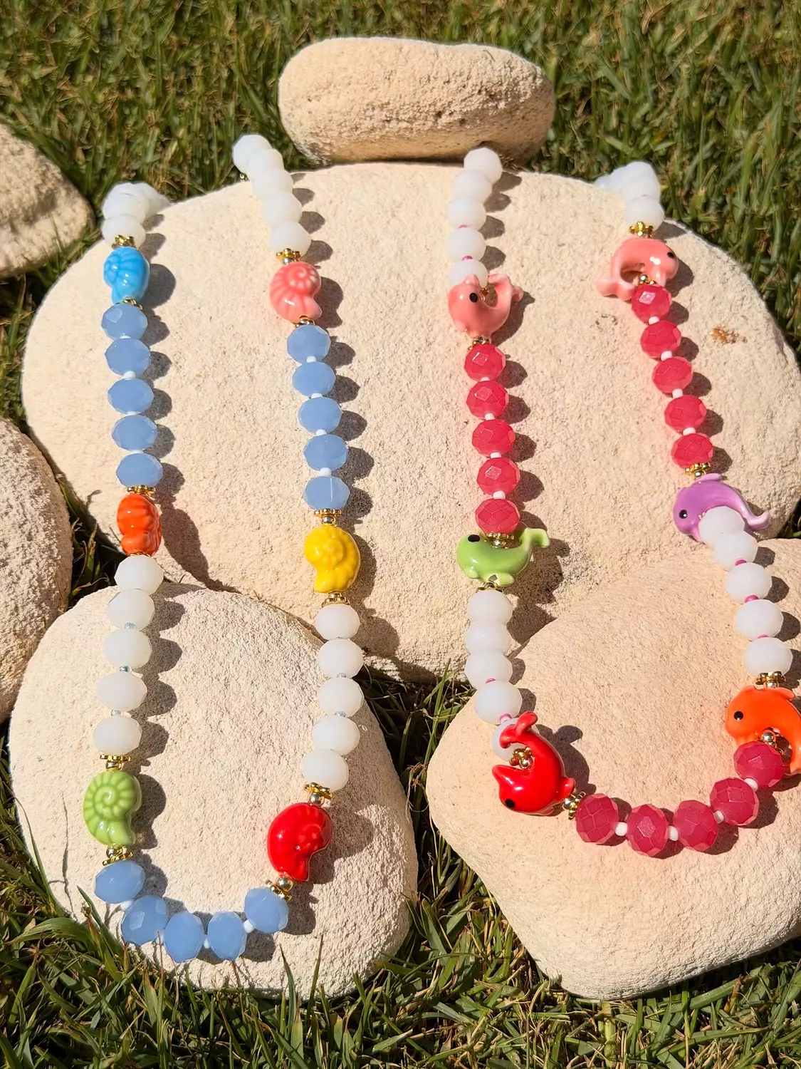 Dolphins Charms Necklace 2