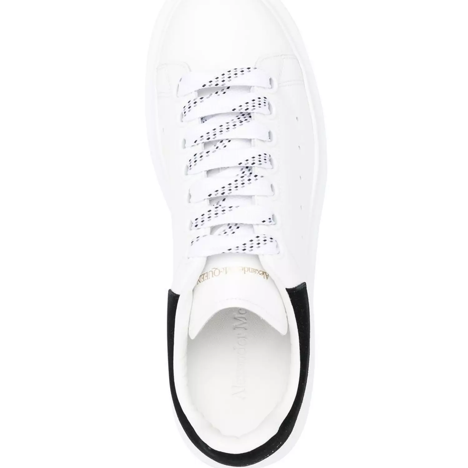 Alexander McQueen Wmns Oversized Sneaker 'White Black' 2019 3