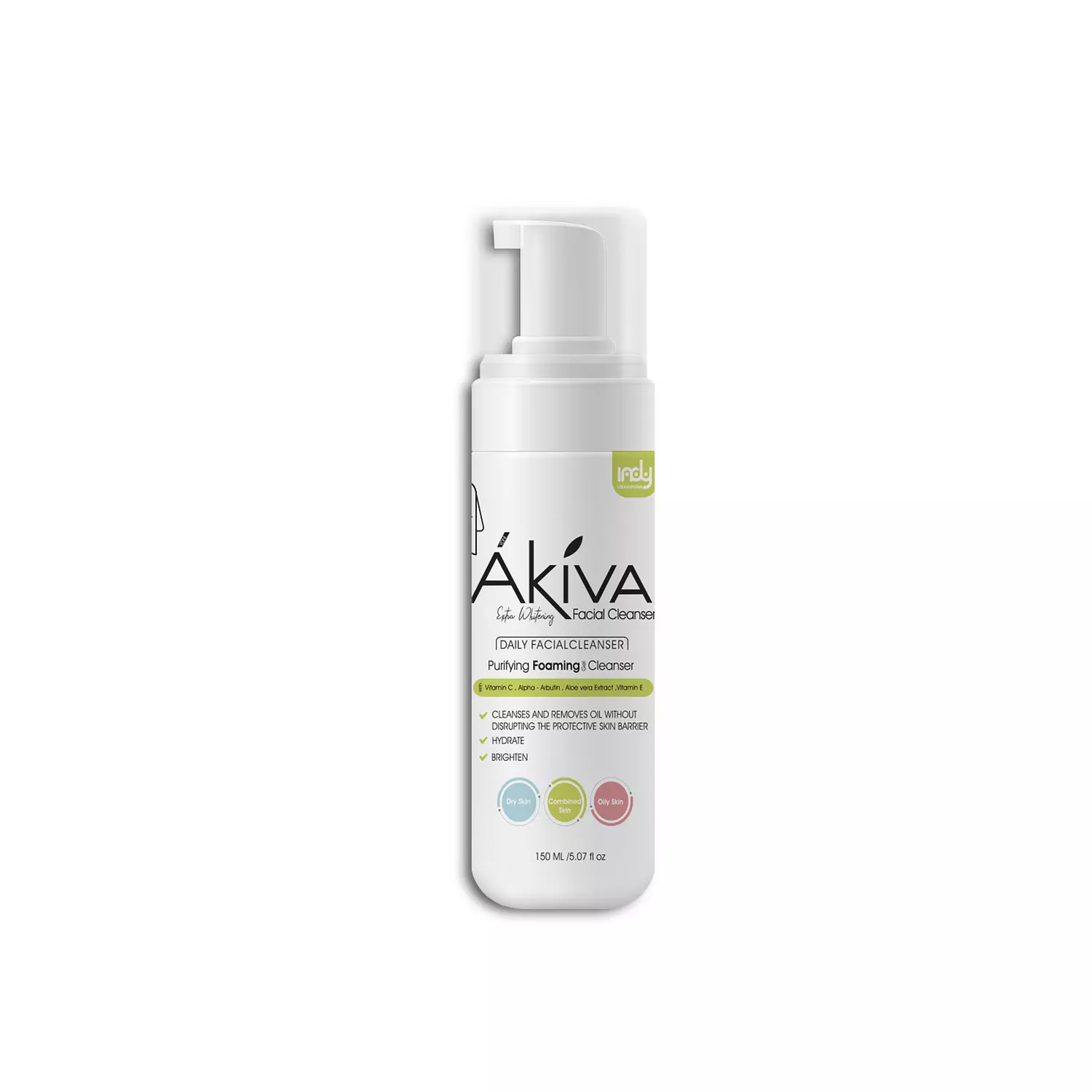 Akiva whitening Foaming Facial Cleanser image