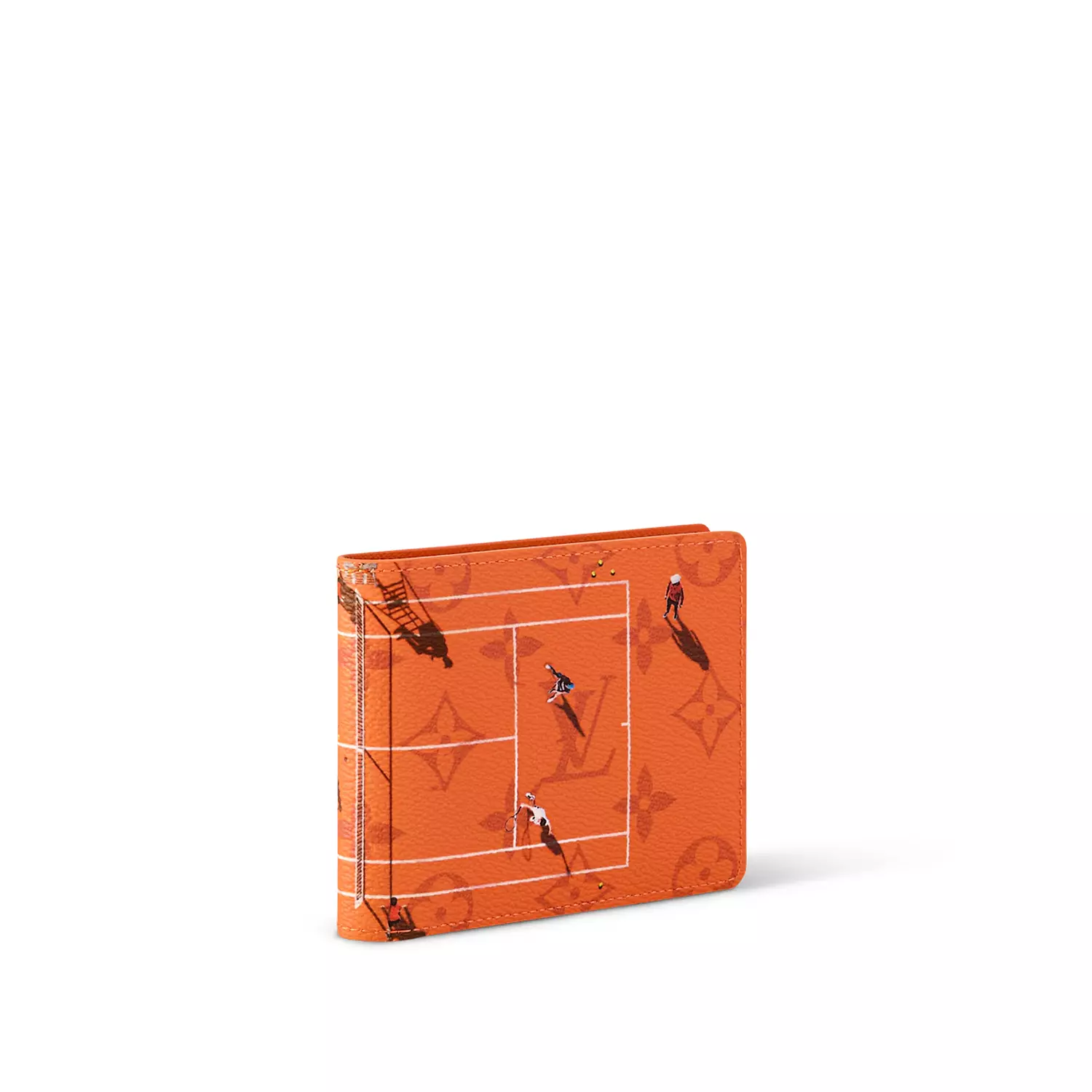 Louis Vuitton Tennis Slender Wallet in Brick Red canvas hover image