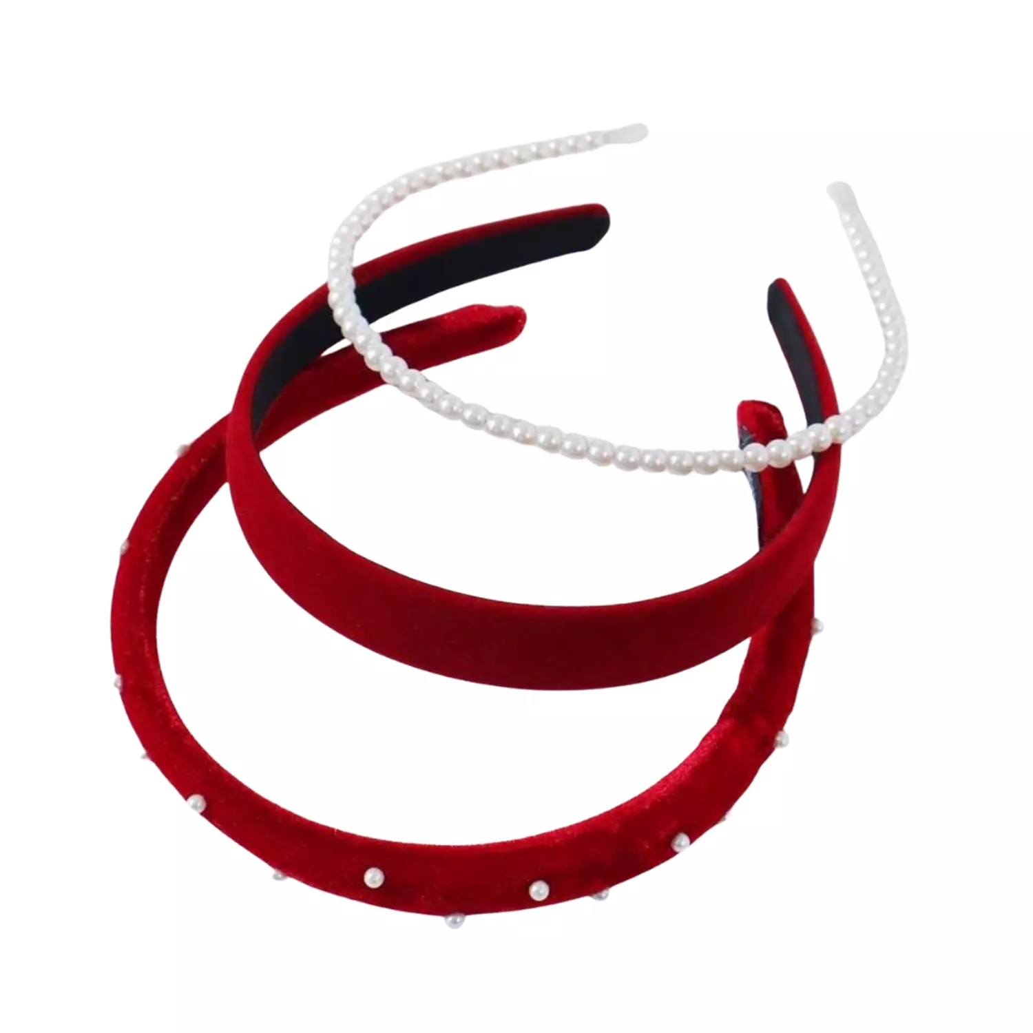 3 Pc Velvet Headbands Set 1