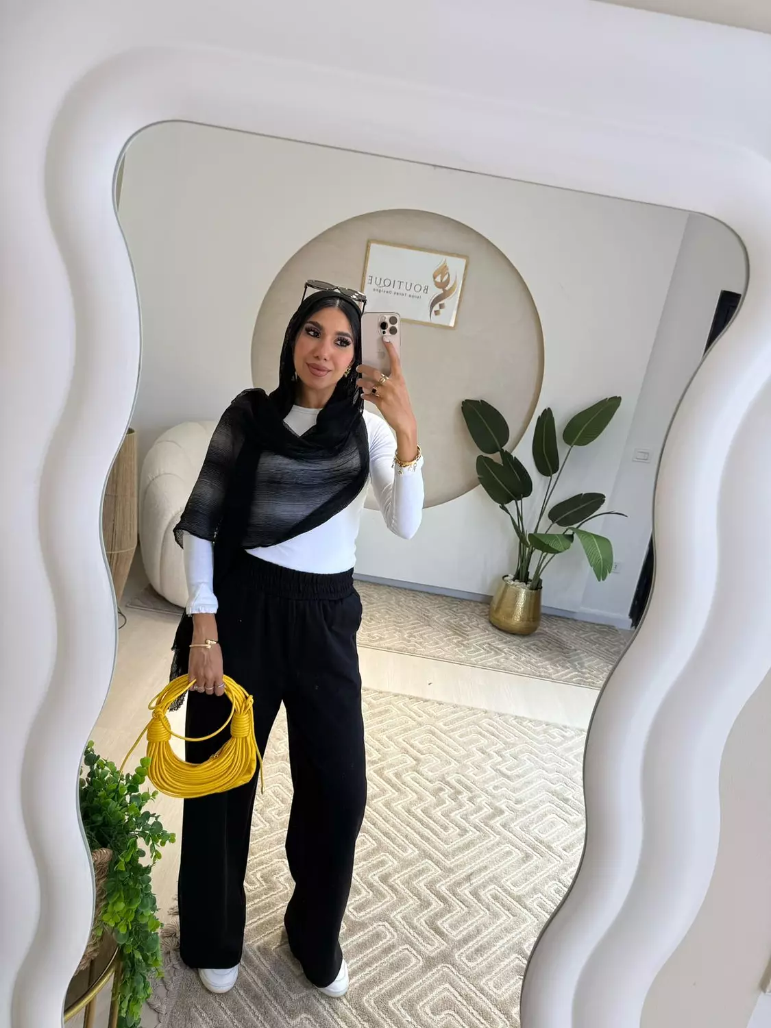 Summer Wide Leg Pants Black image