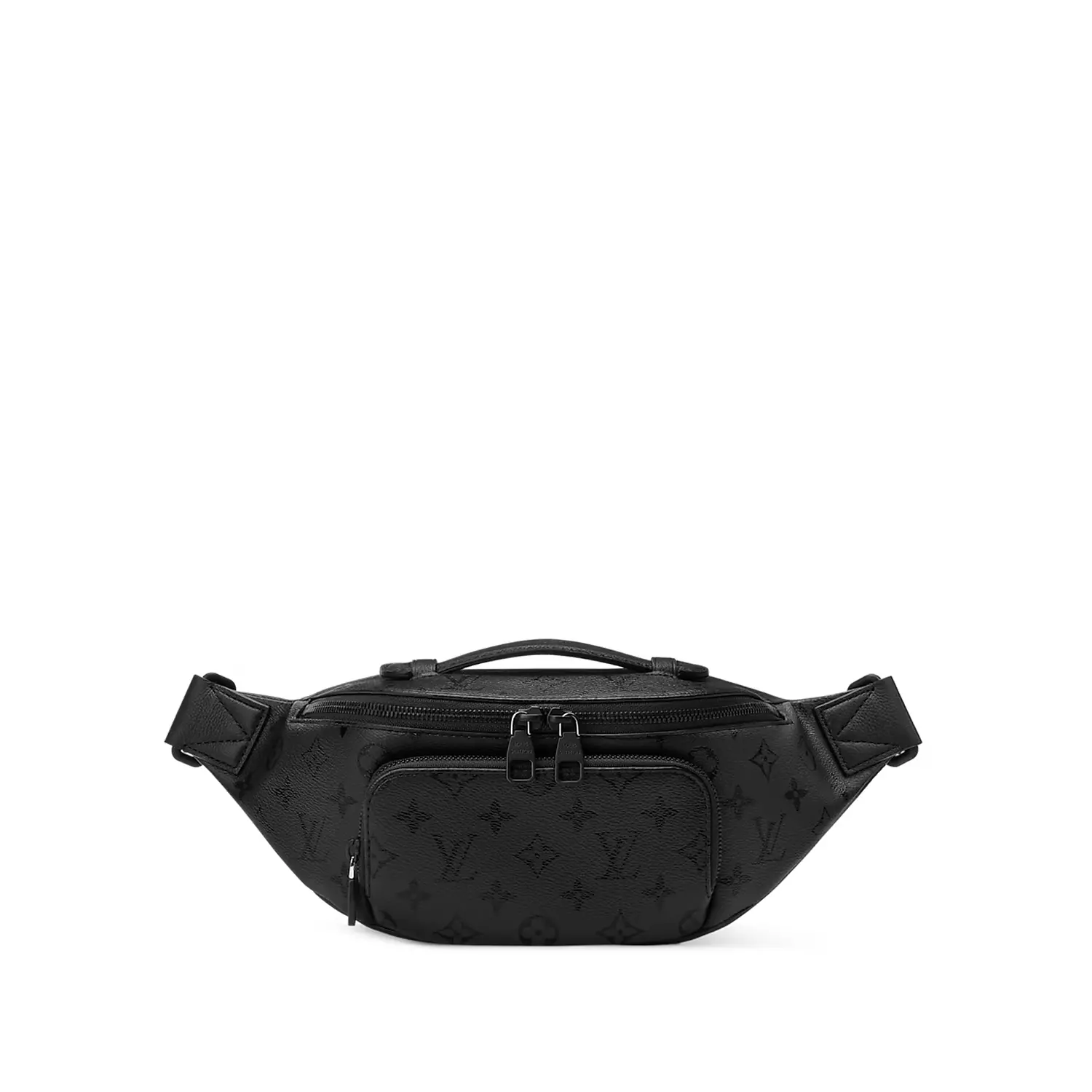 Louis Vuitton Rush Bumbag in Black Monogram Shadow leather image