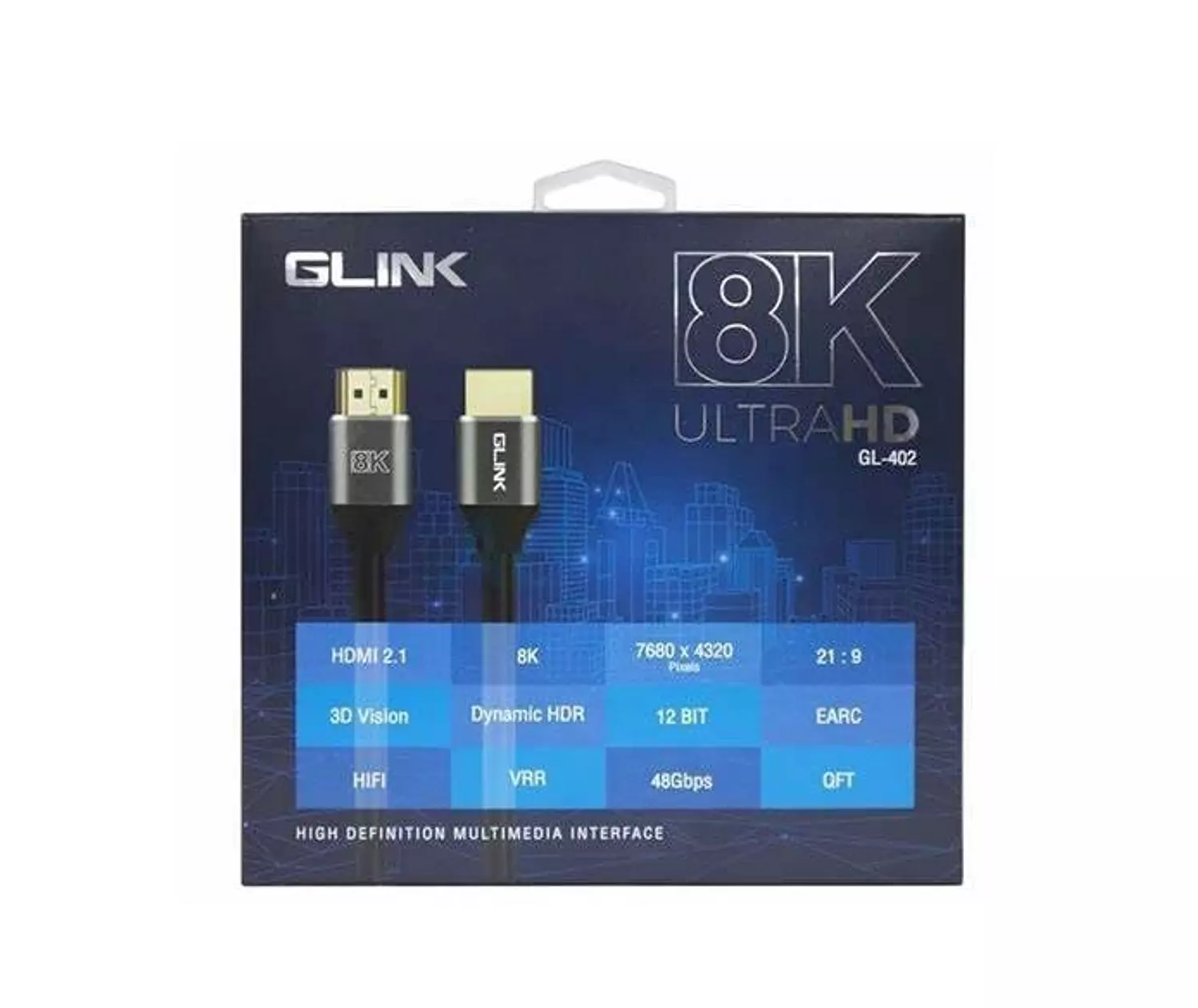 CABLE HDMI 8K 1.80M GLINK hover image