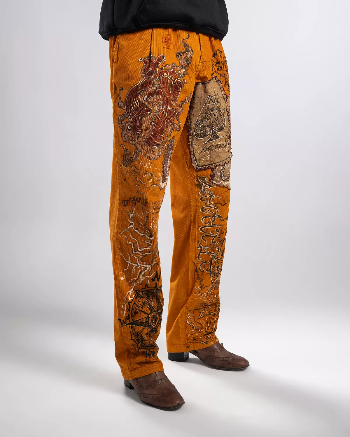 Lost at sea” hand-painted unisex pants “ 5