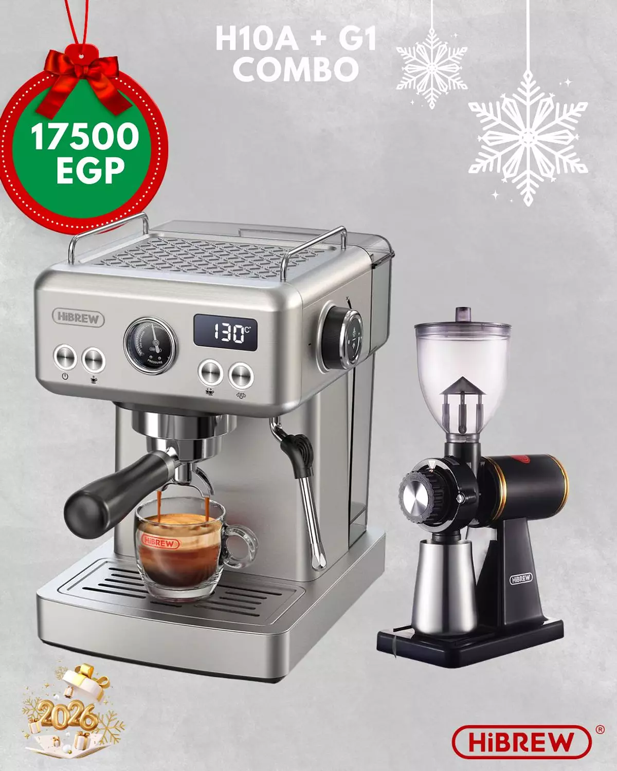 H10A SEMI Automatic 58 mm +G1 professional grinder  image