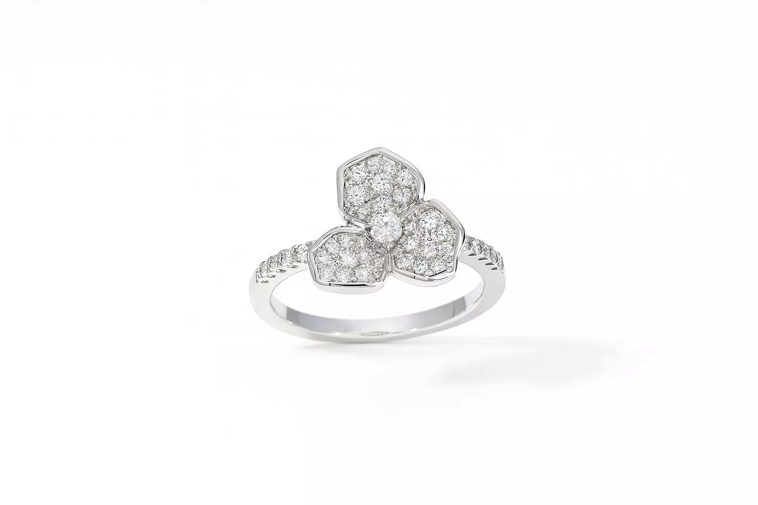 Silver Ring Sparkling Blossom image