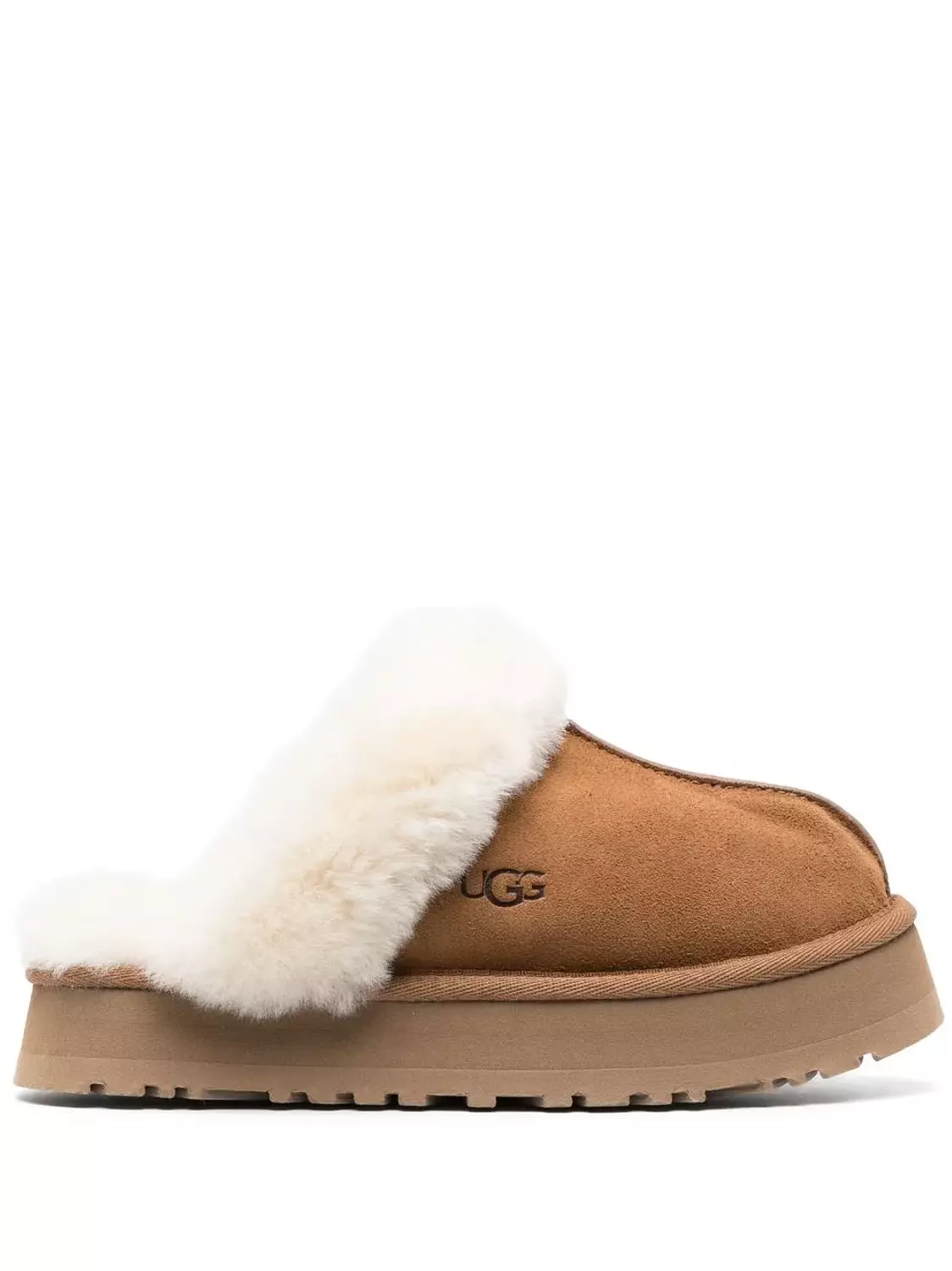 <p style="text-align: start">UGG Disquette suede </p><p style="text-align: start">slippers</p>