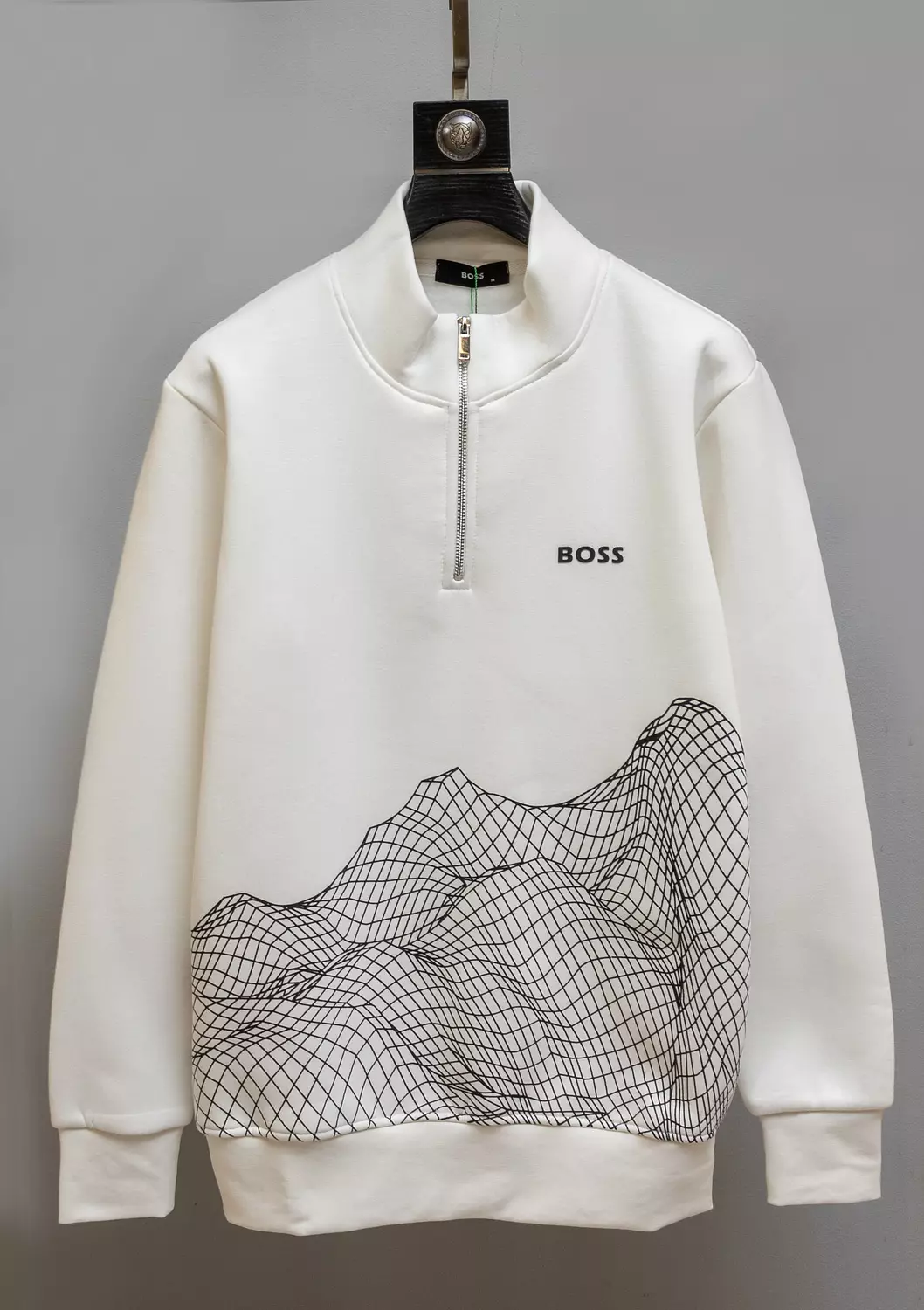 HUGO BOSS QUARTER ZIPPER HOODIE / 1551 image