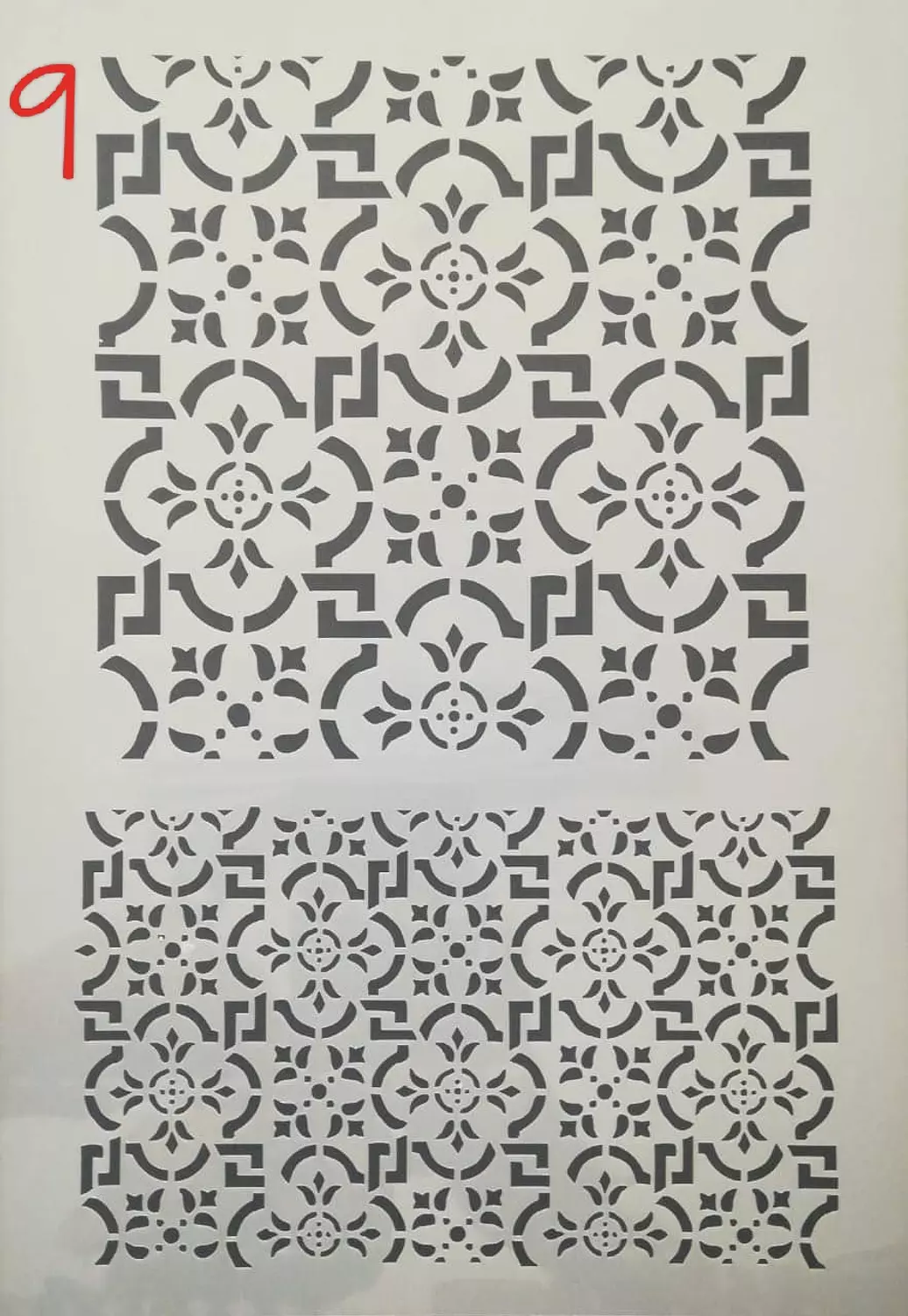 استنسل مفرغ (اشكال مختلفة) Stencils(Different forms) A4 21