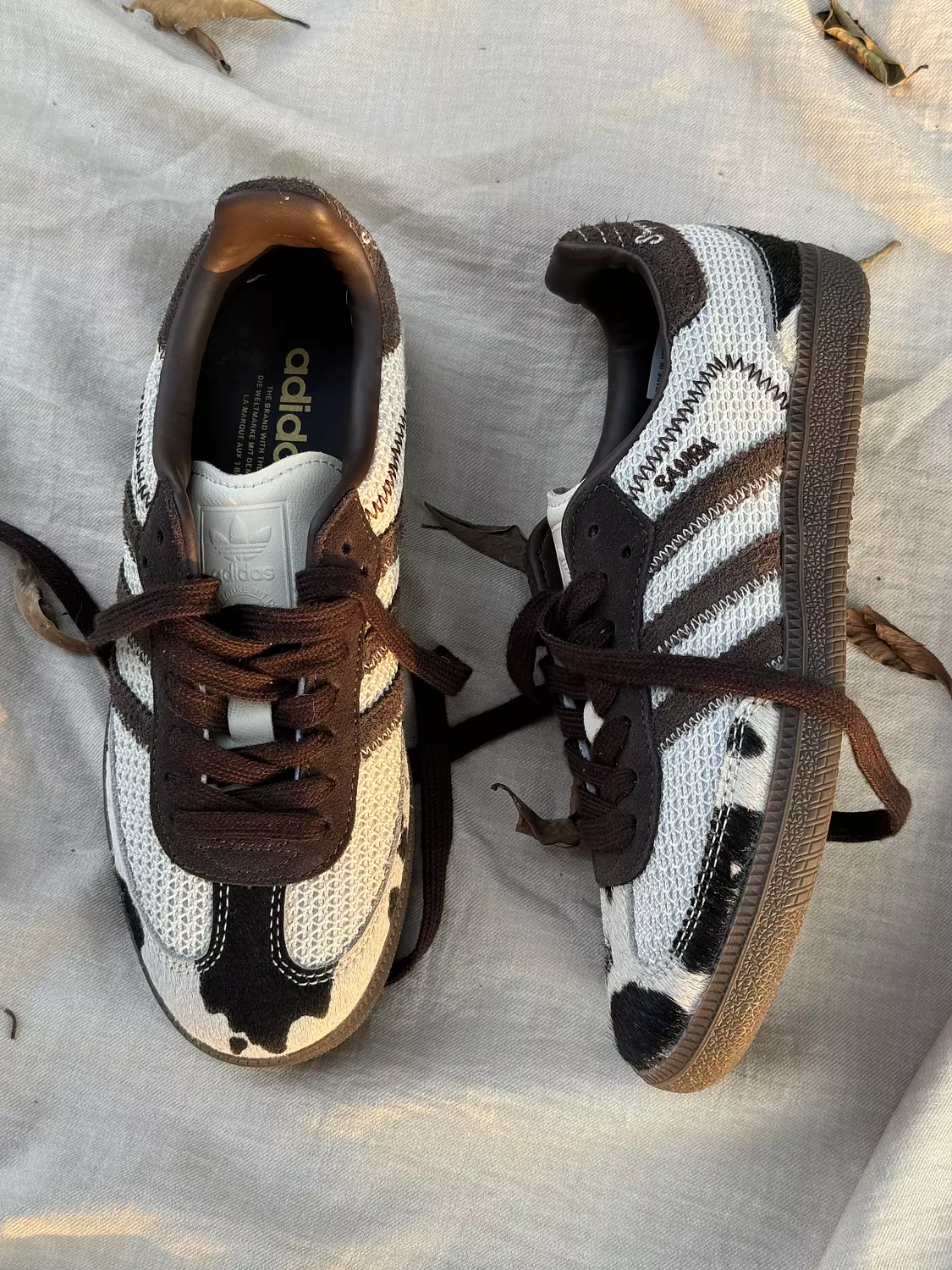 Adidas samba og cow print  1