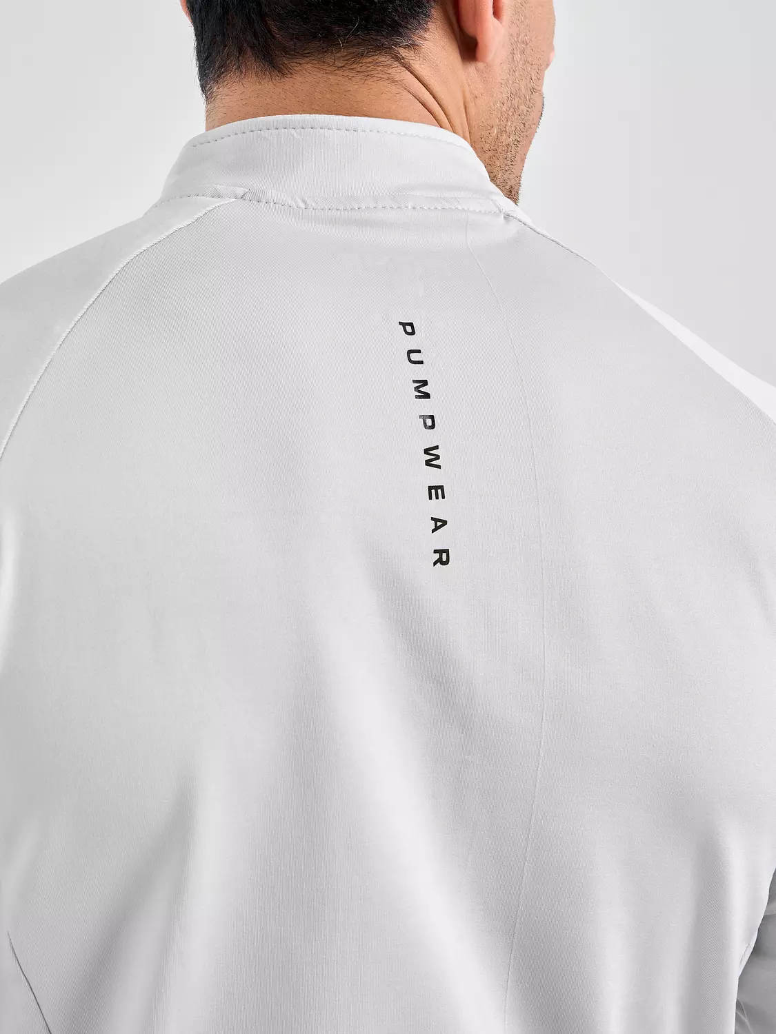 CORE TRAINING QUARTER ZIP-SLATE GREY "CYBER" 7