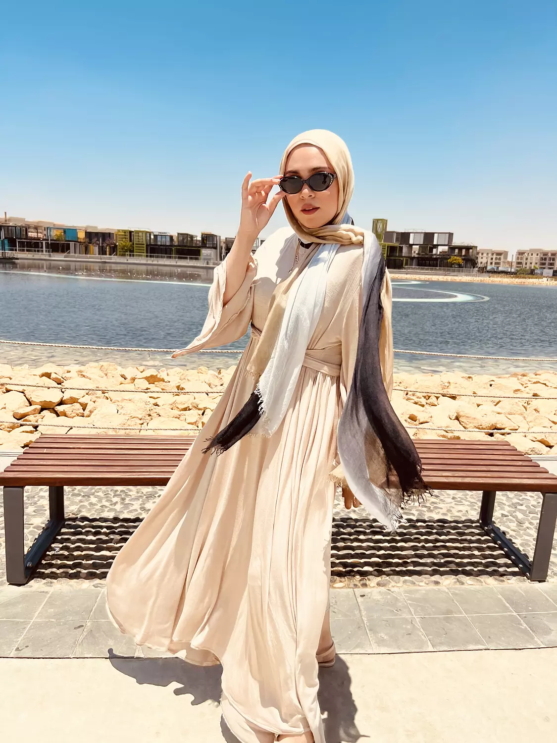 AMELIA BEIGE DRESS image
