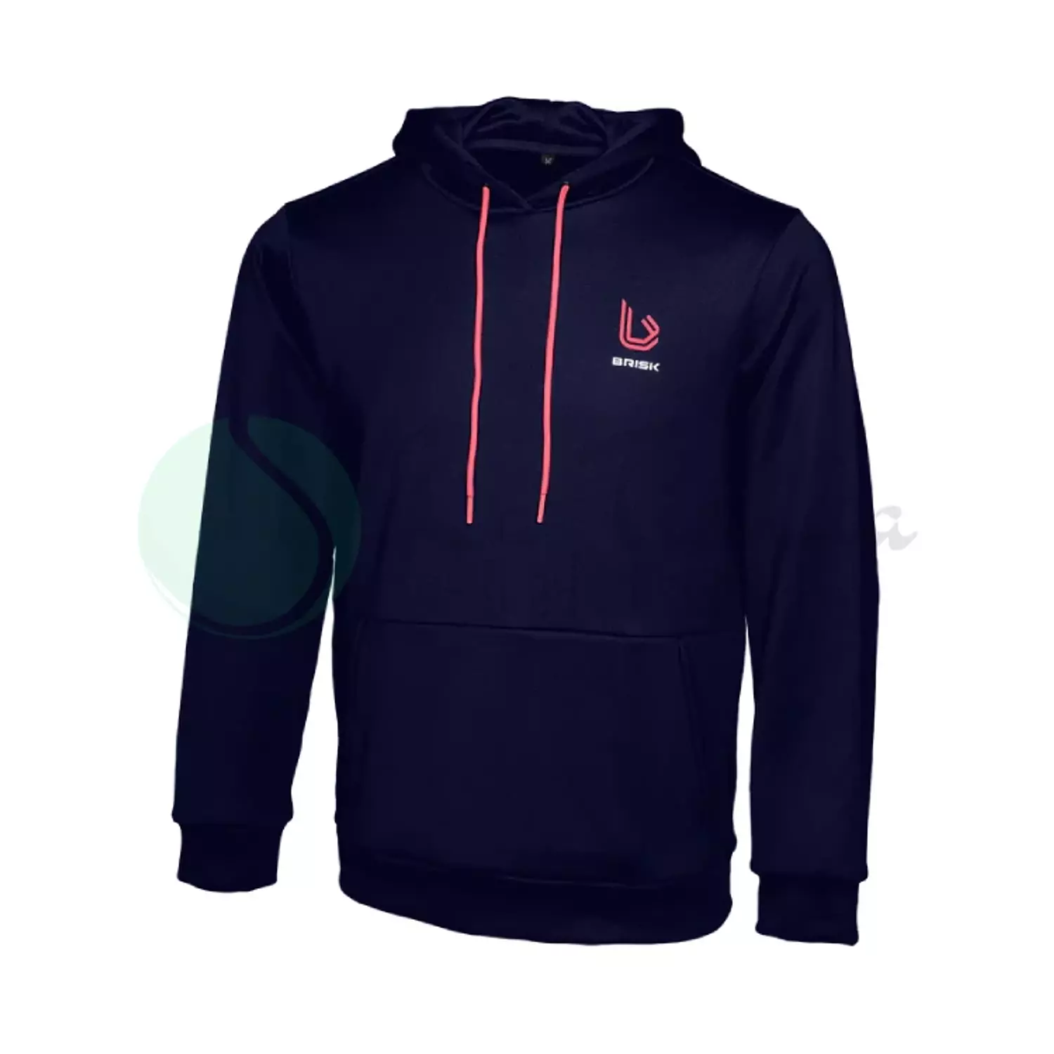 Brisk Navy Blue Hoodie - Man image