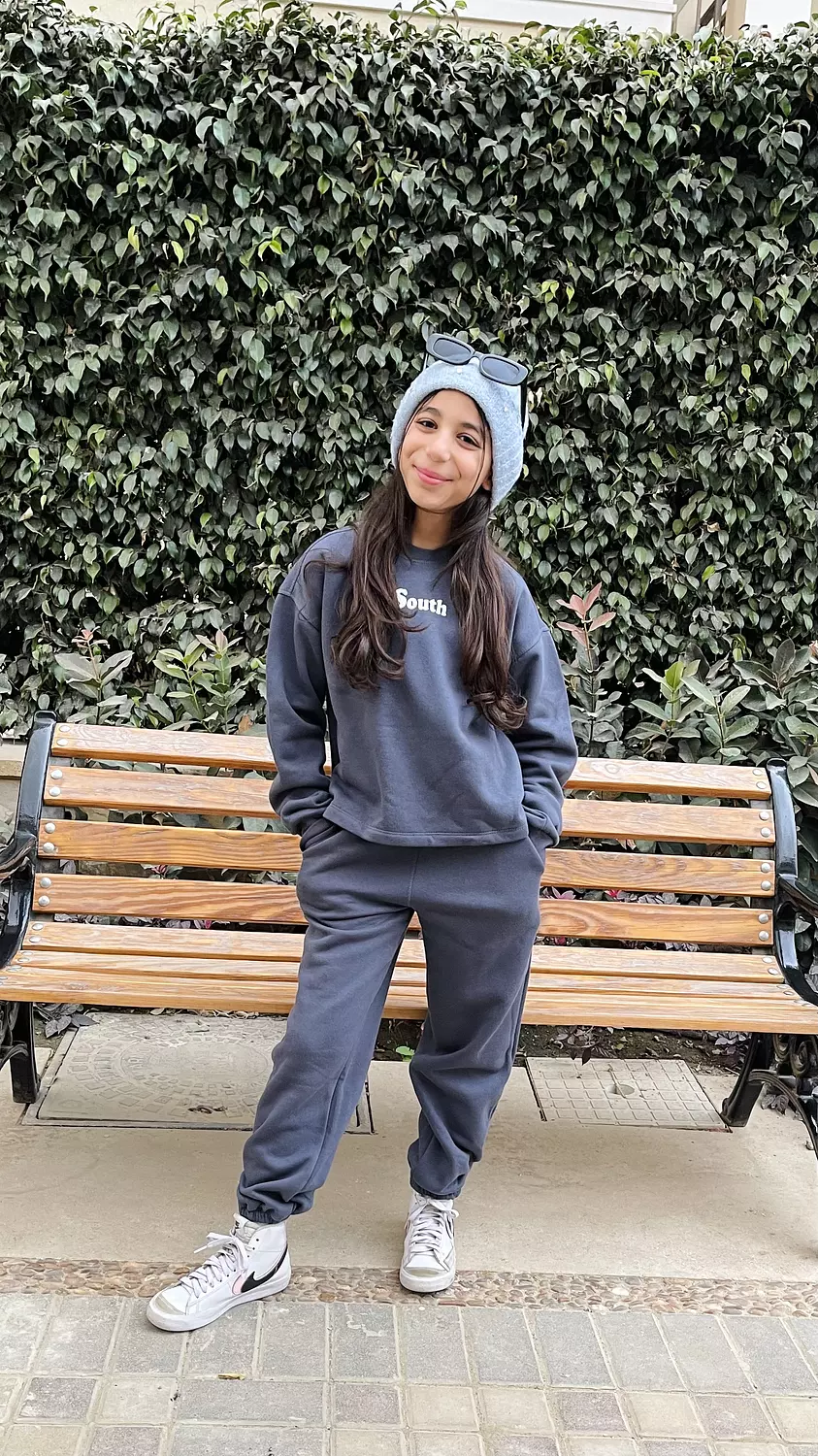 SOUTH CAN Cotton Grey Set for girls  image