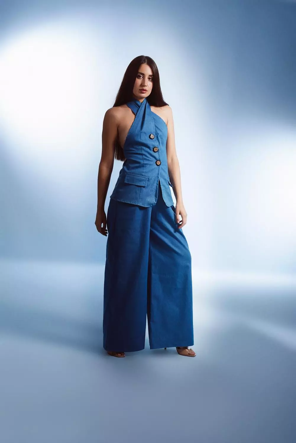 Light Blue denim set image